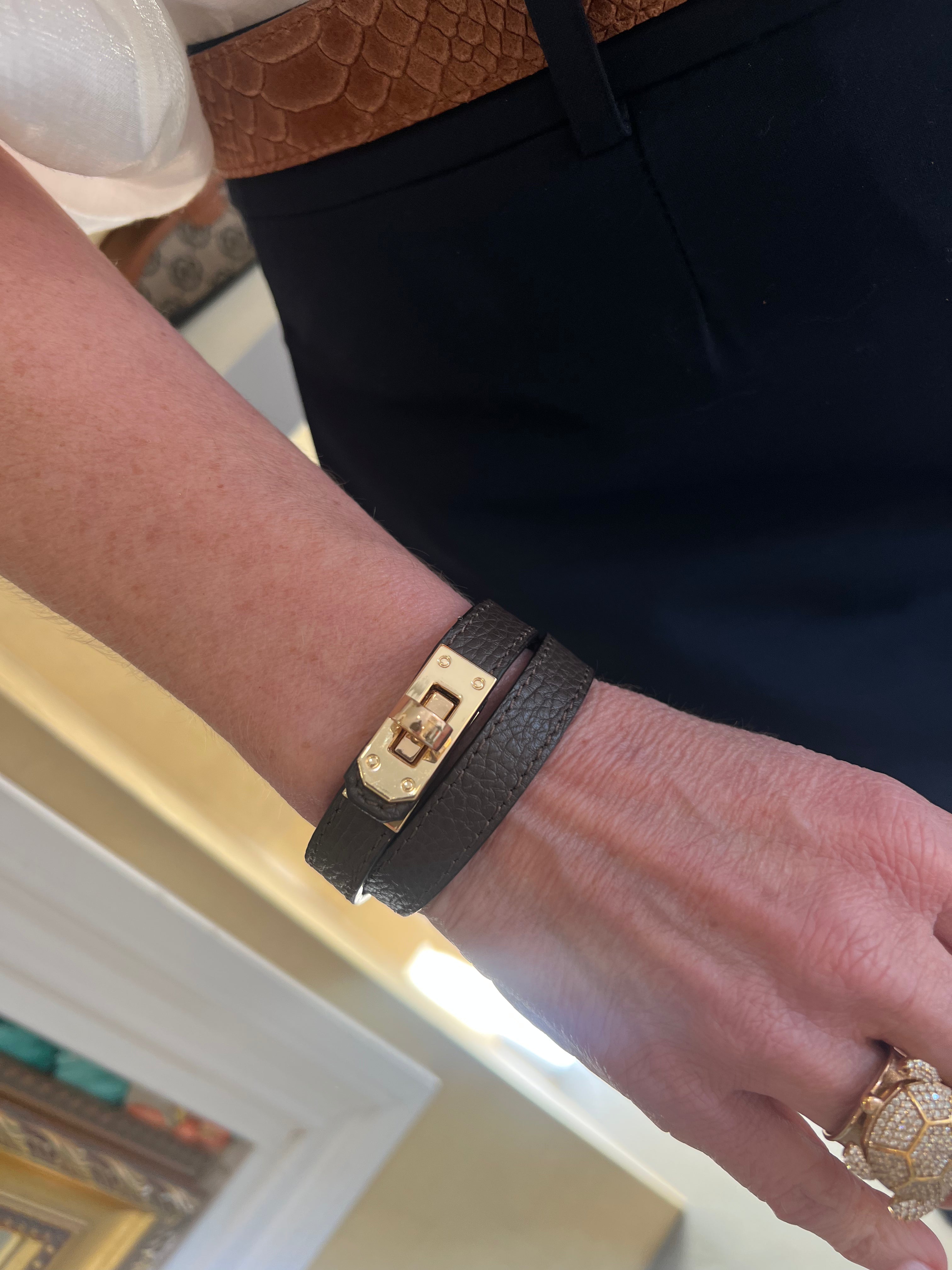 MVD Leren Armband Bruin