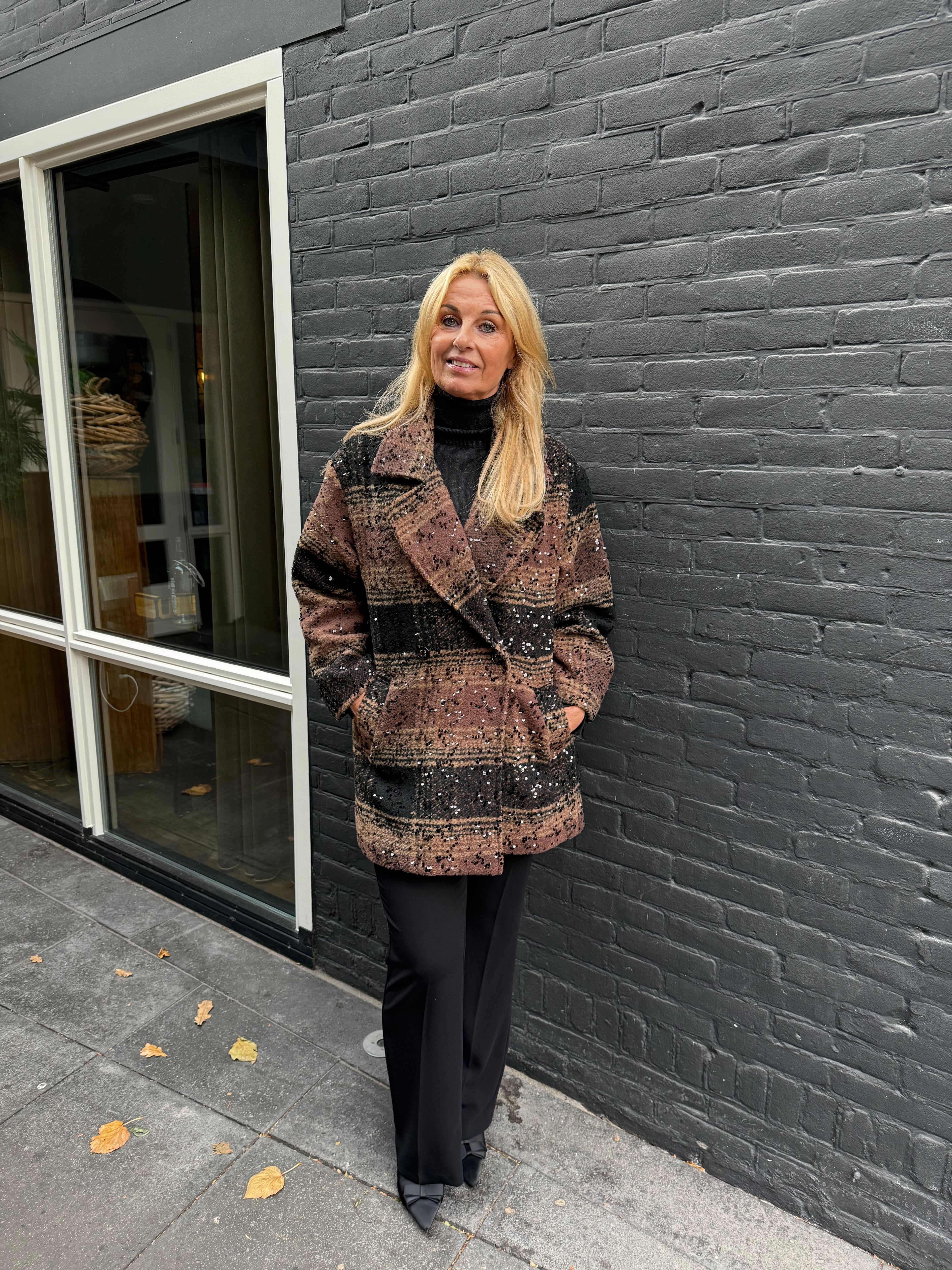 Rinascimento Jas met Print en Pailletten