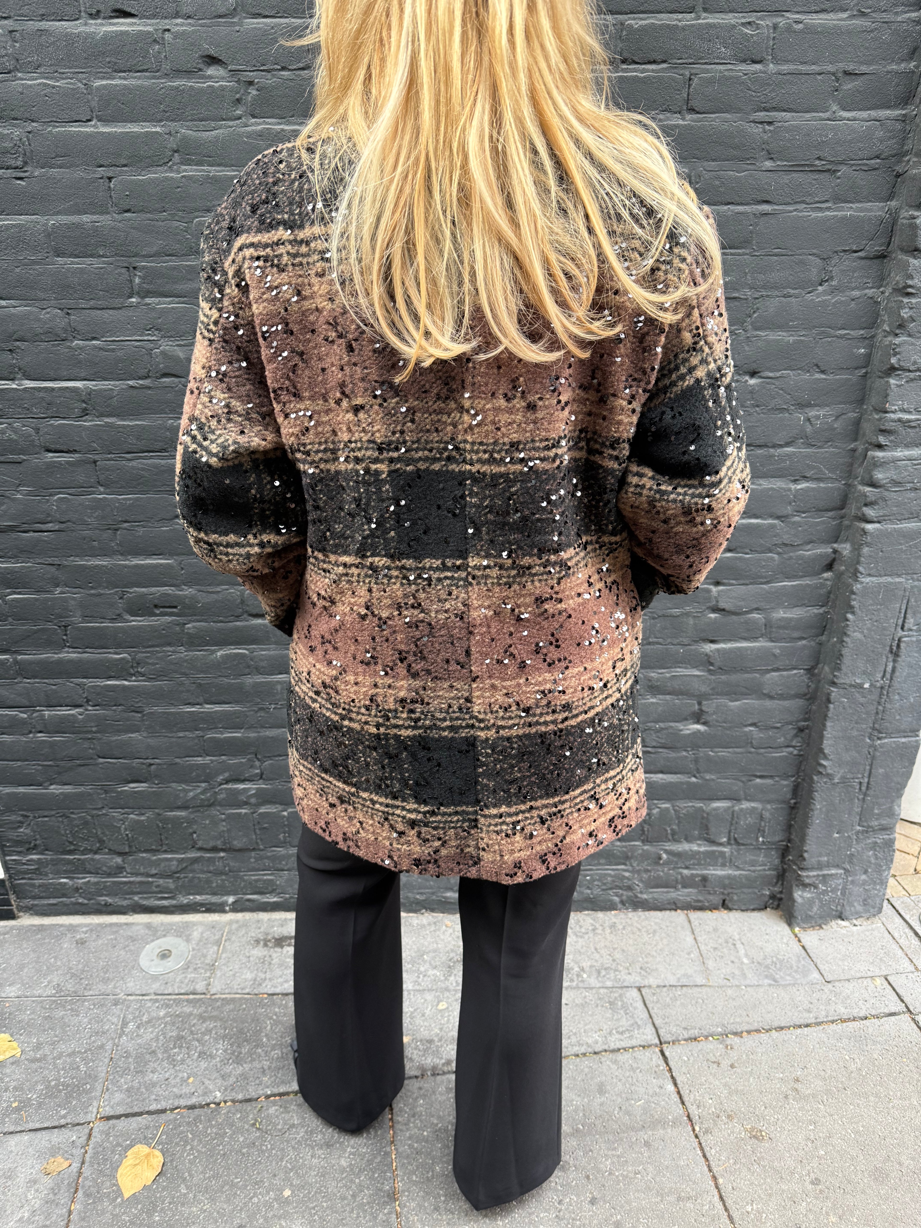 Rinascimento Jas met Print en Pailletten