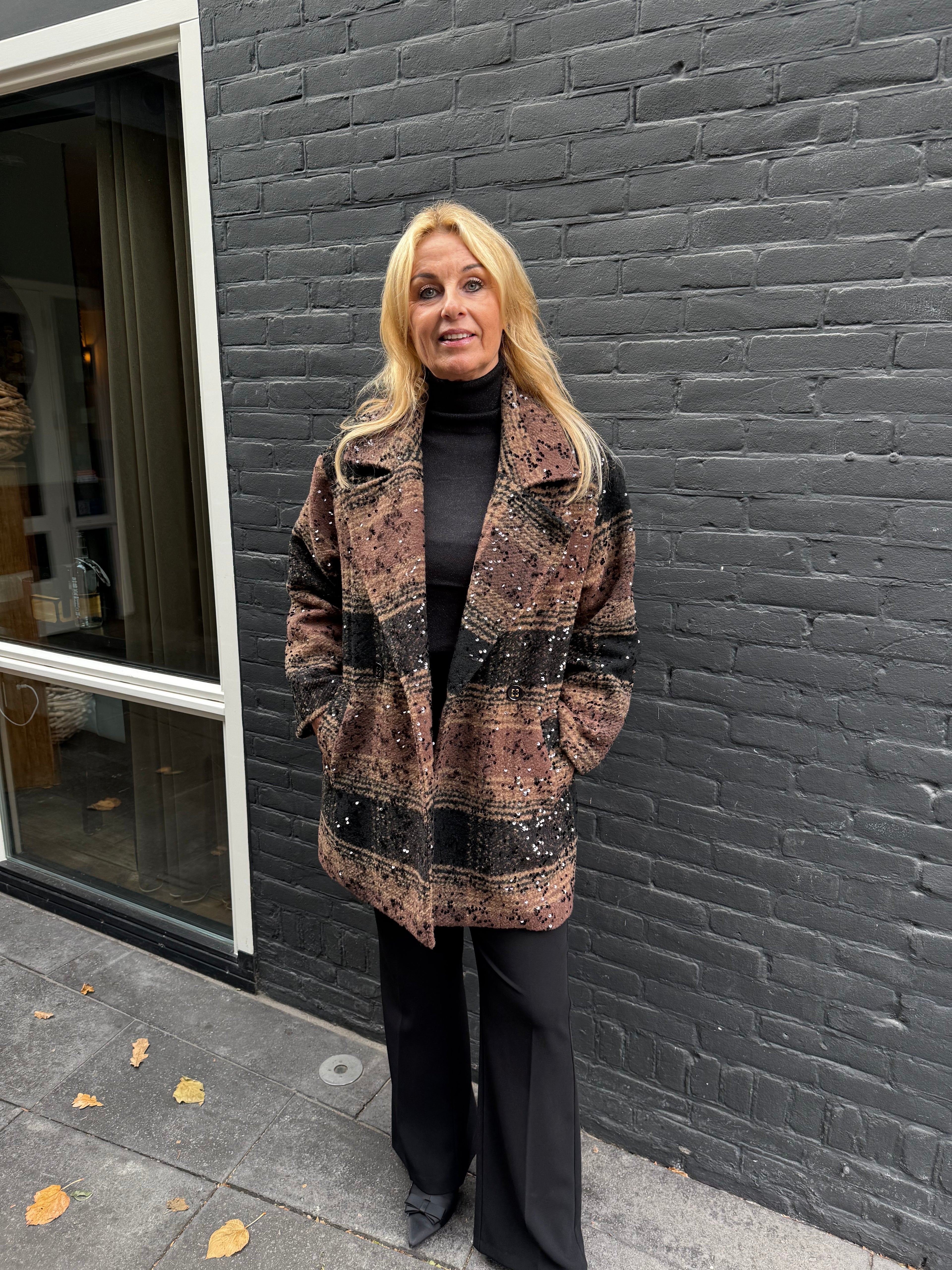 Rinascimento Jas met Print en Pailletten