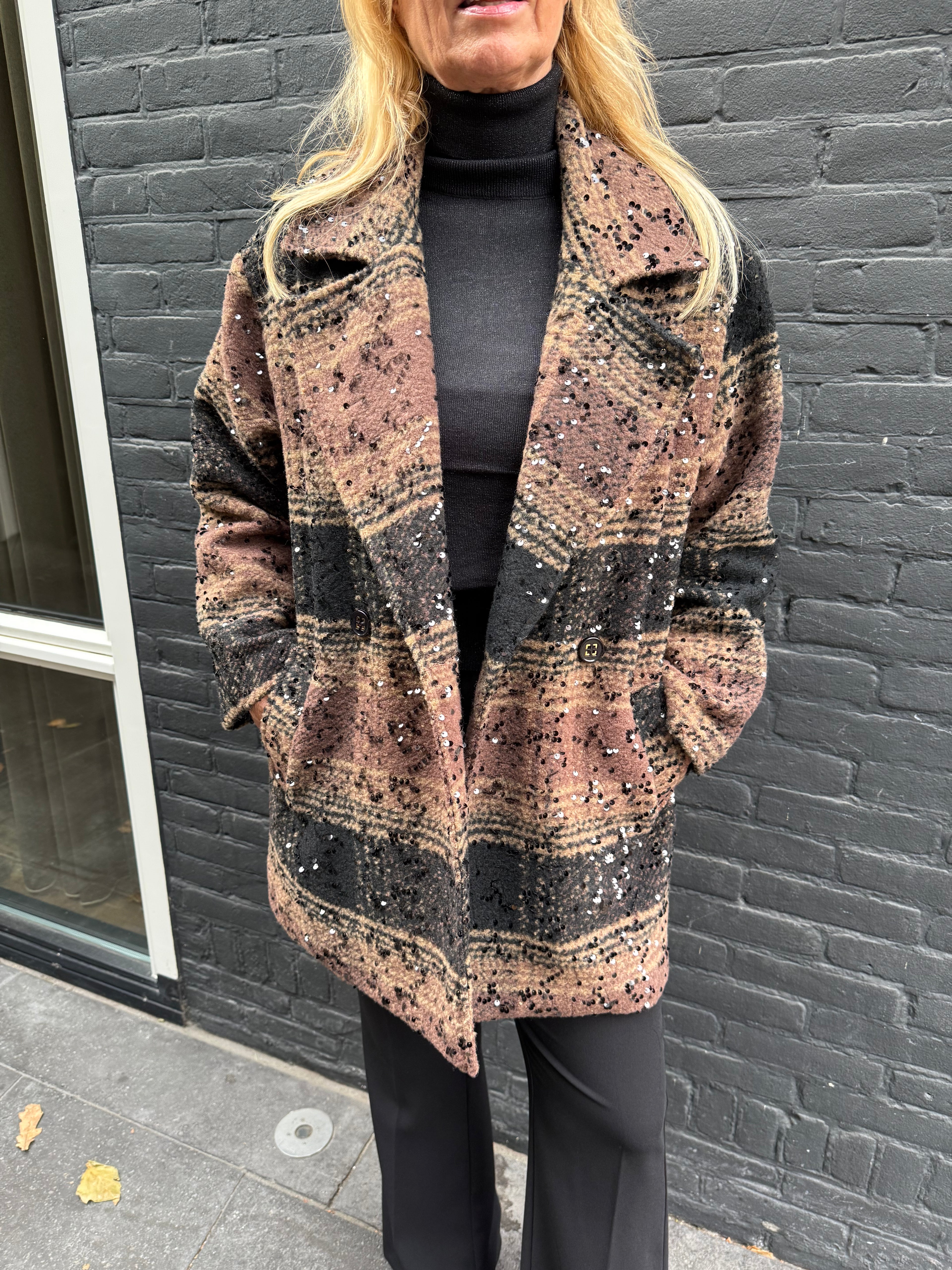 Rinascimento Jas met Print en Pailletten