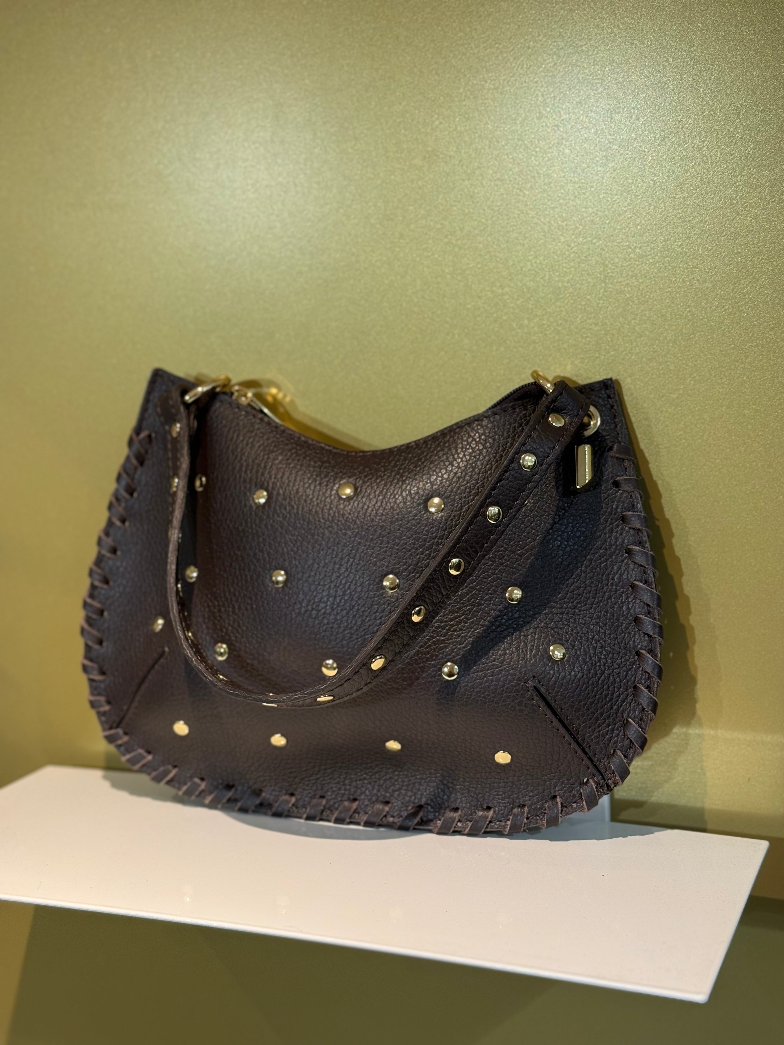 MVD Brown Studded Mini Bag