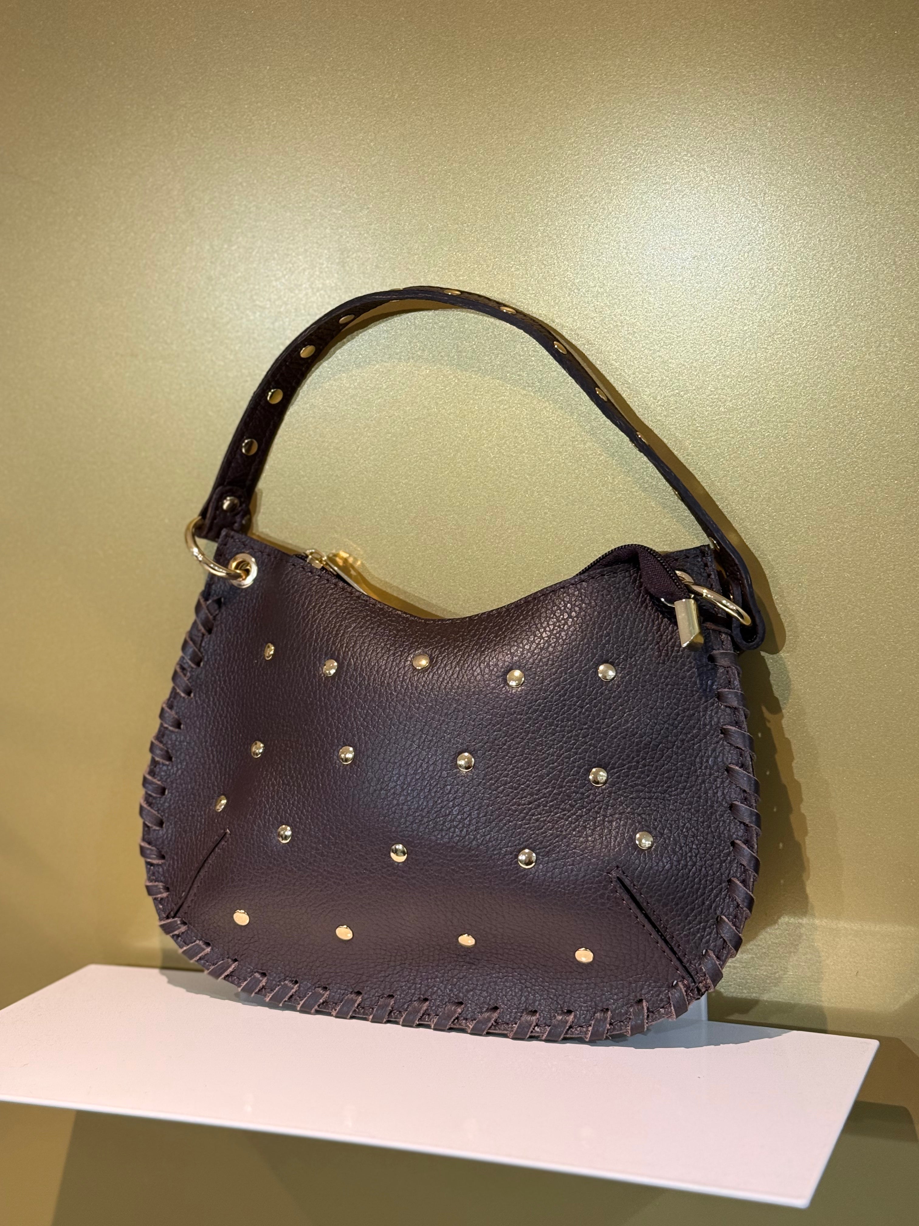 MVD Brown Studded Mini Bag