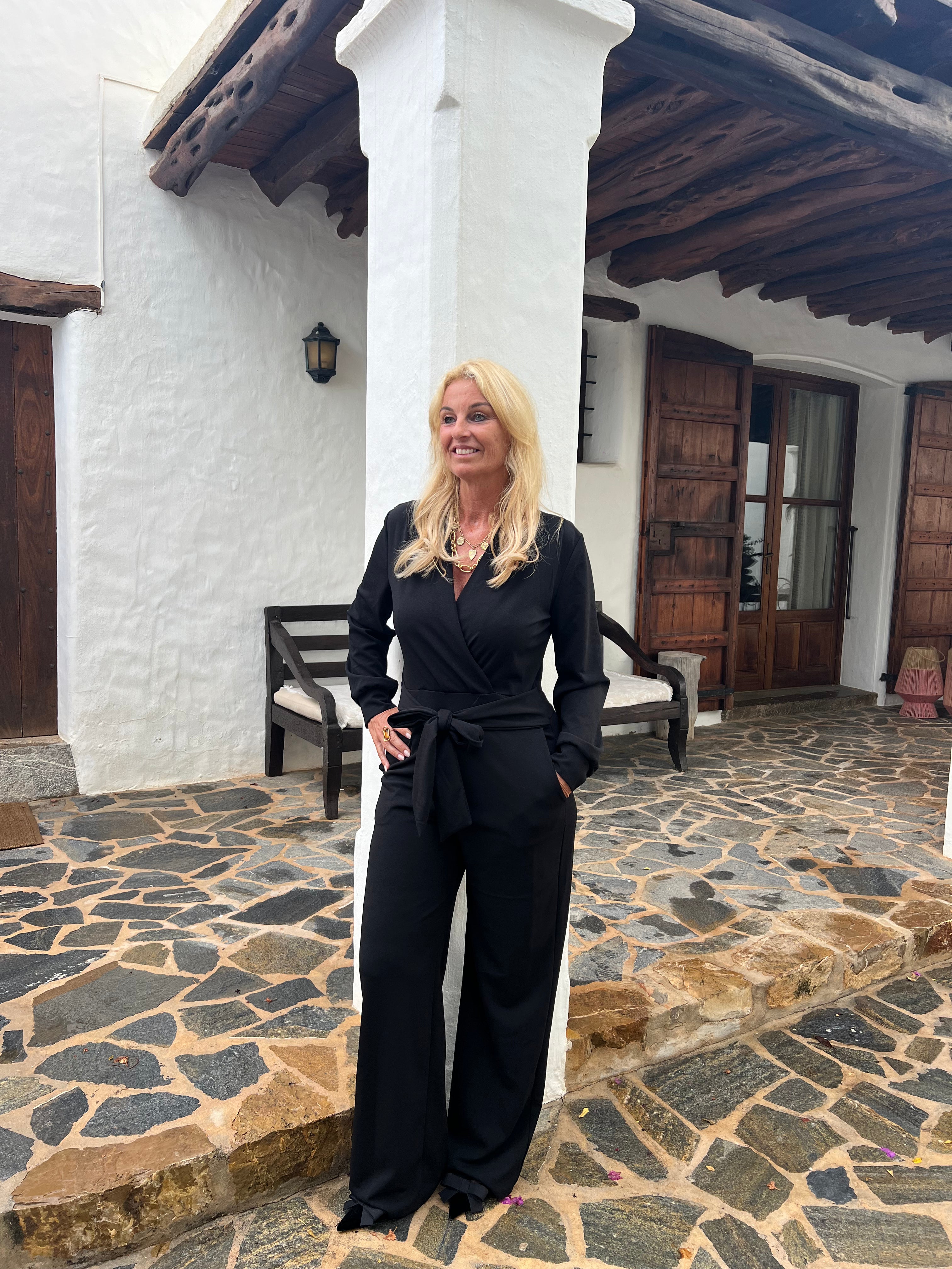 MVD Clothes Jersey Jumpsuit zwart