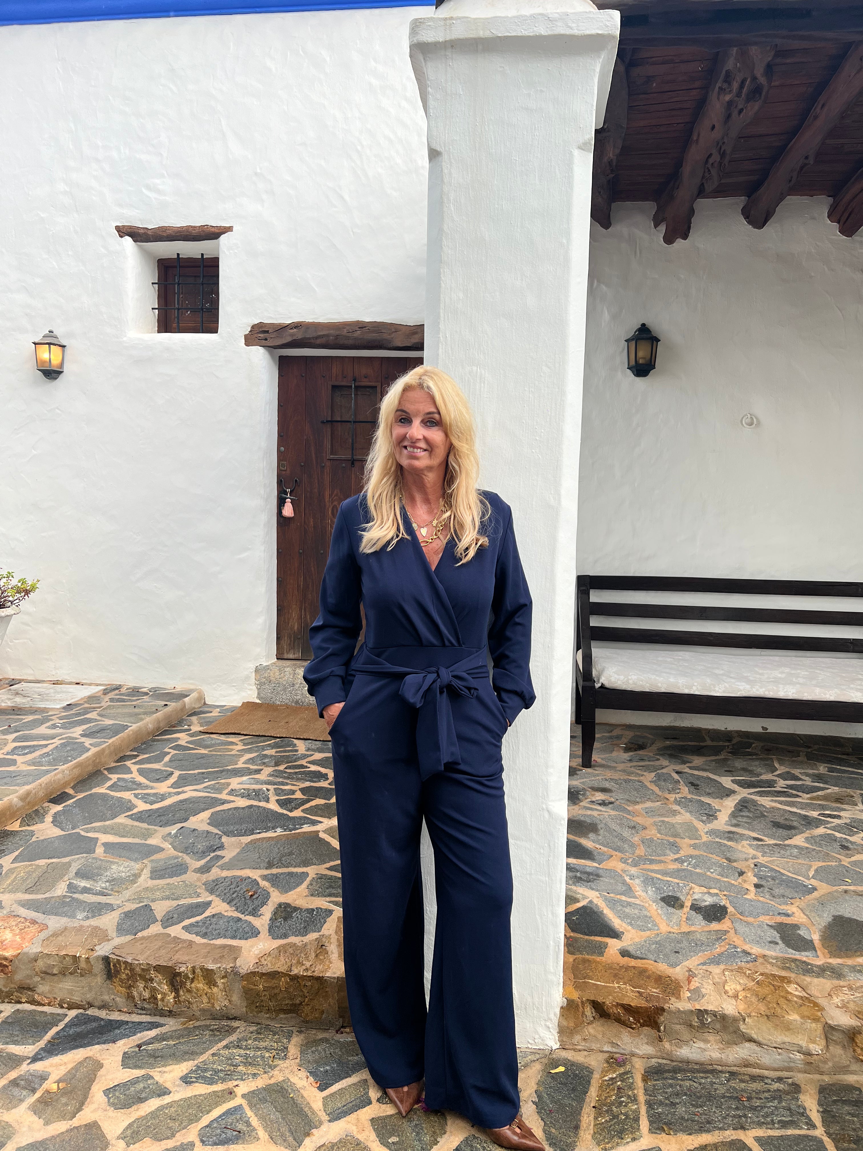 MVD Clothes Jersey Jumpsuit donkerblauw