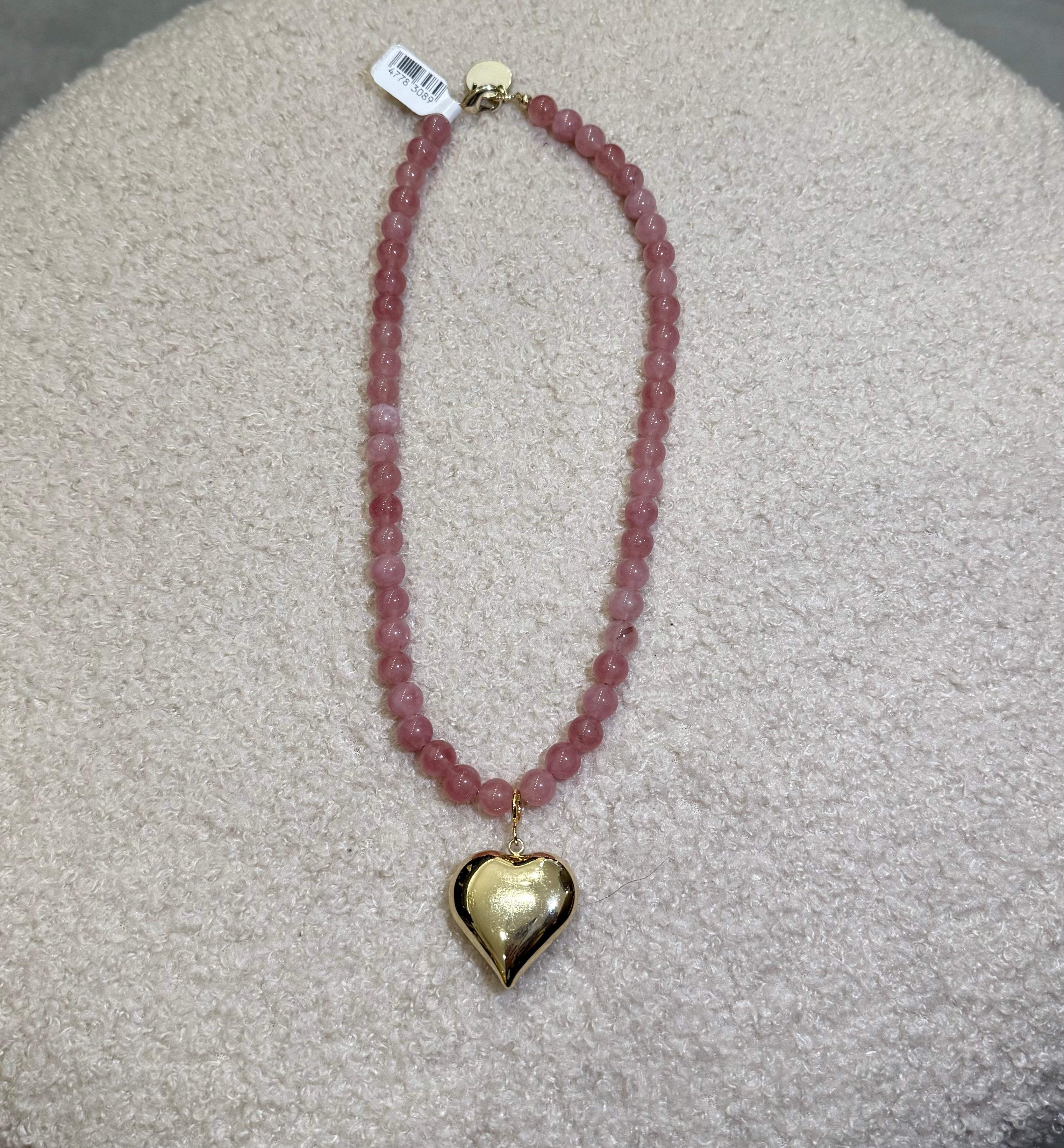 Fushi – Pink Heart Necklace