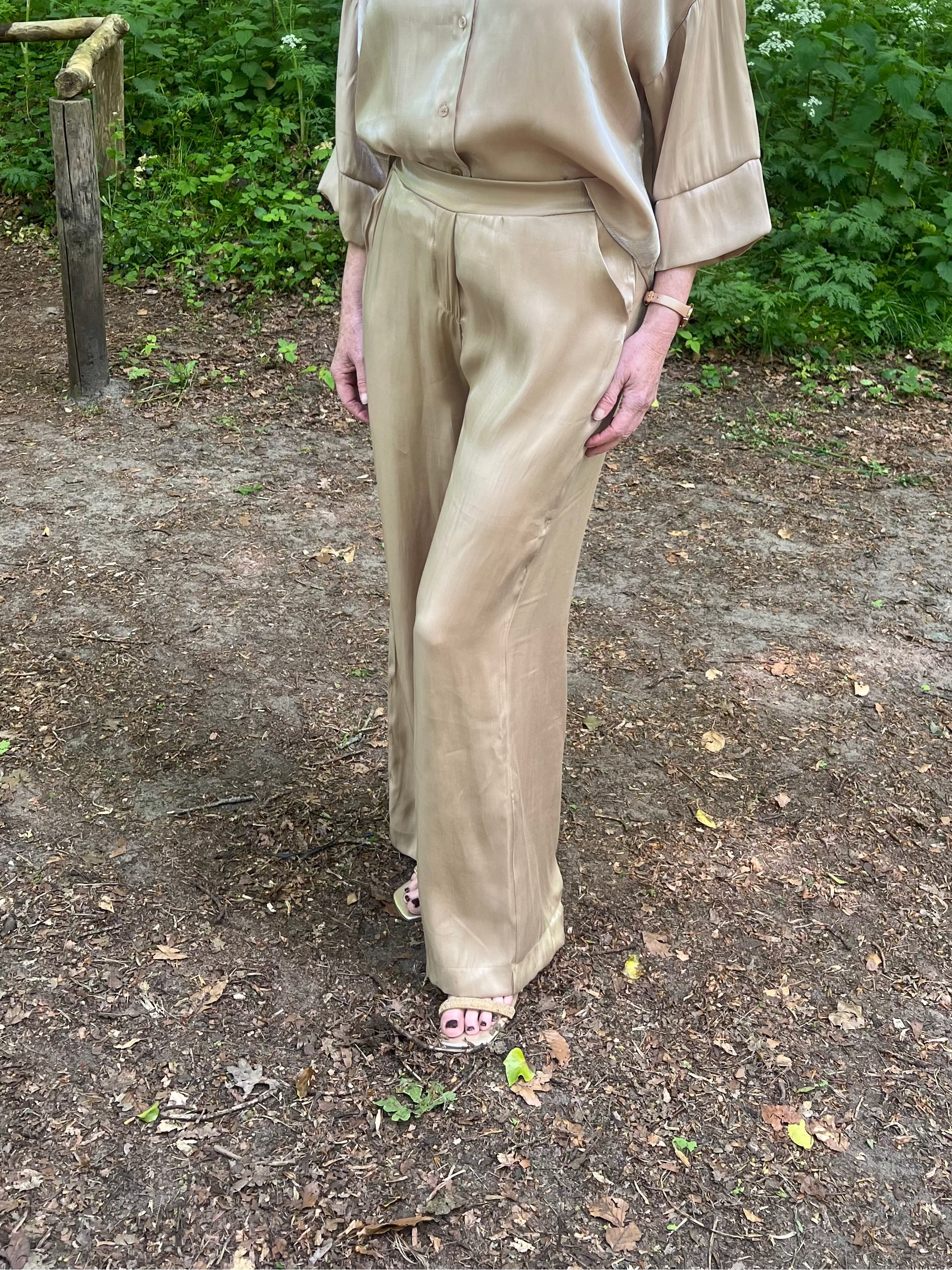 MVD Satin Pants Champagne