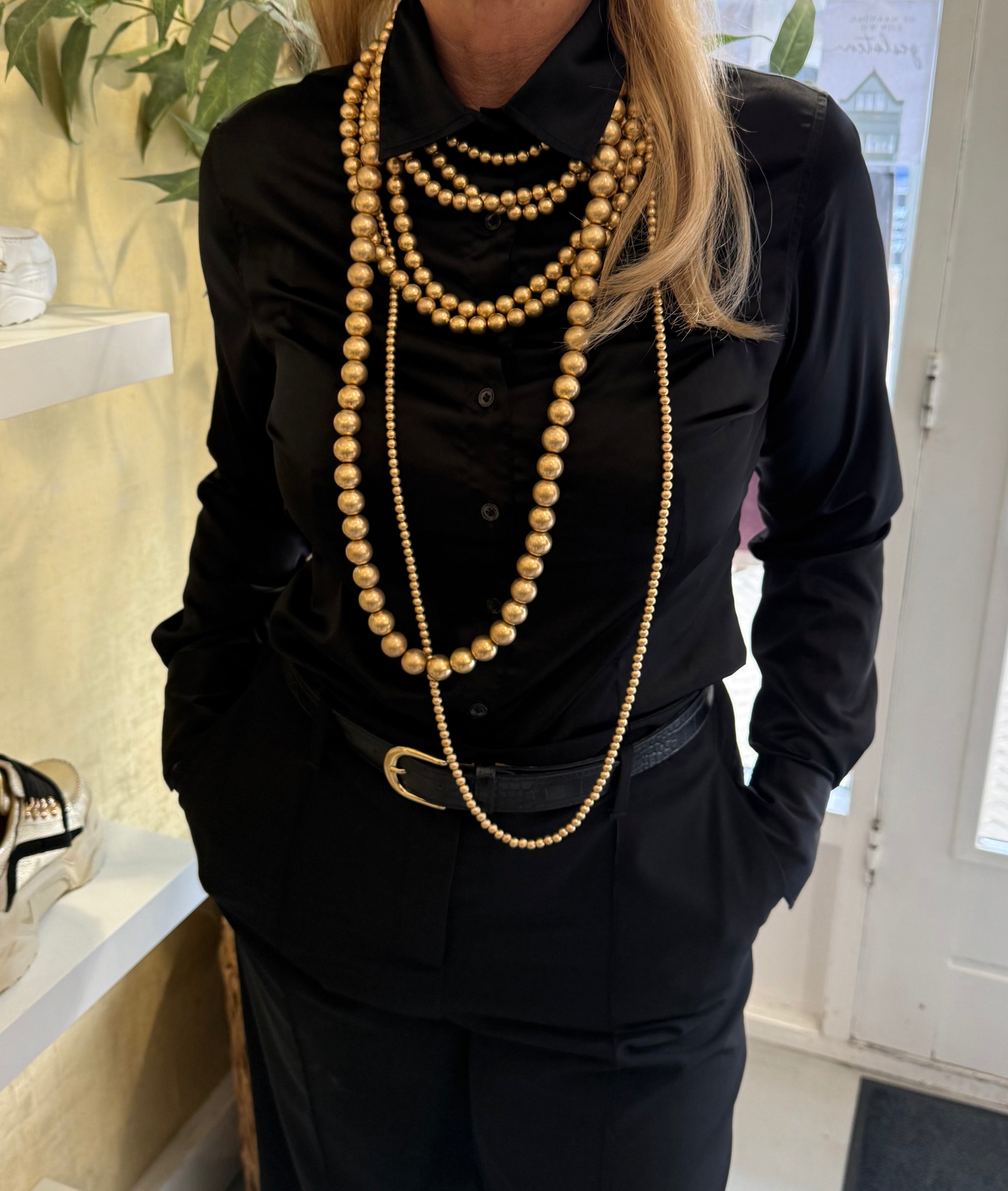 MVD Styles Gelaagde Gouden Statement Ketting