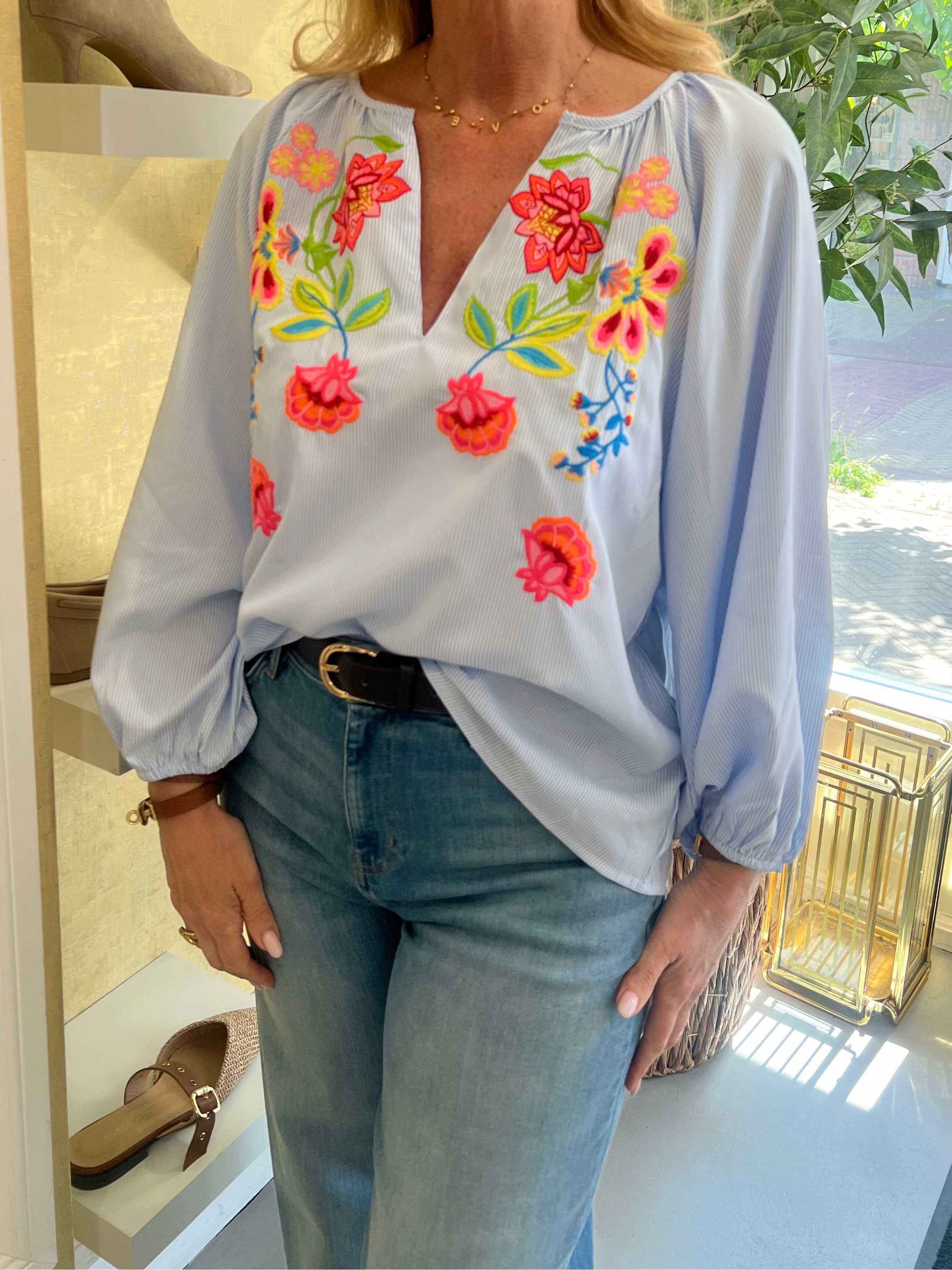 MVD Bloom Blouse Blue