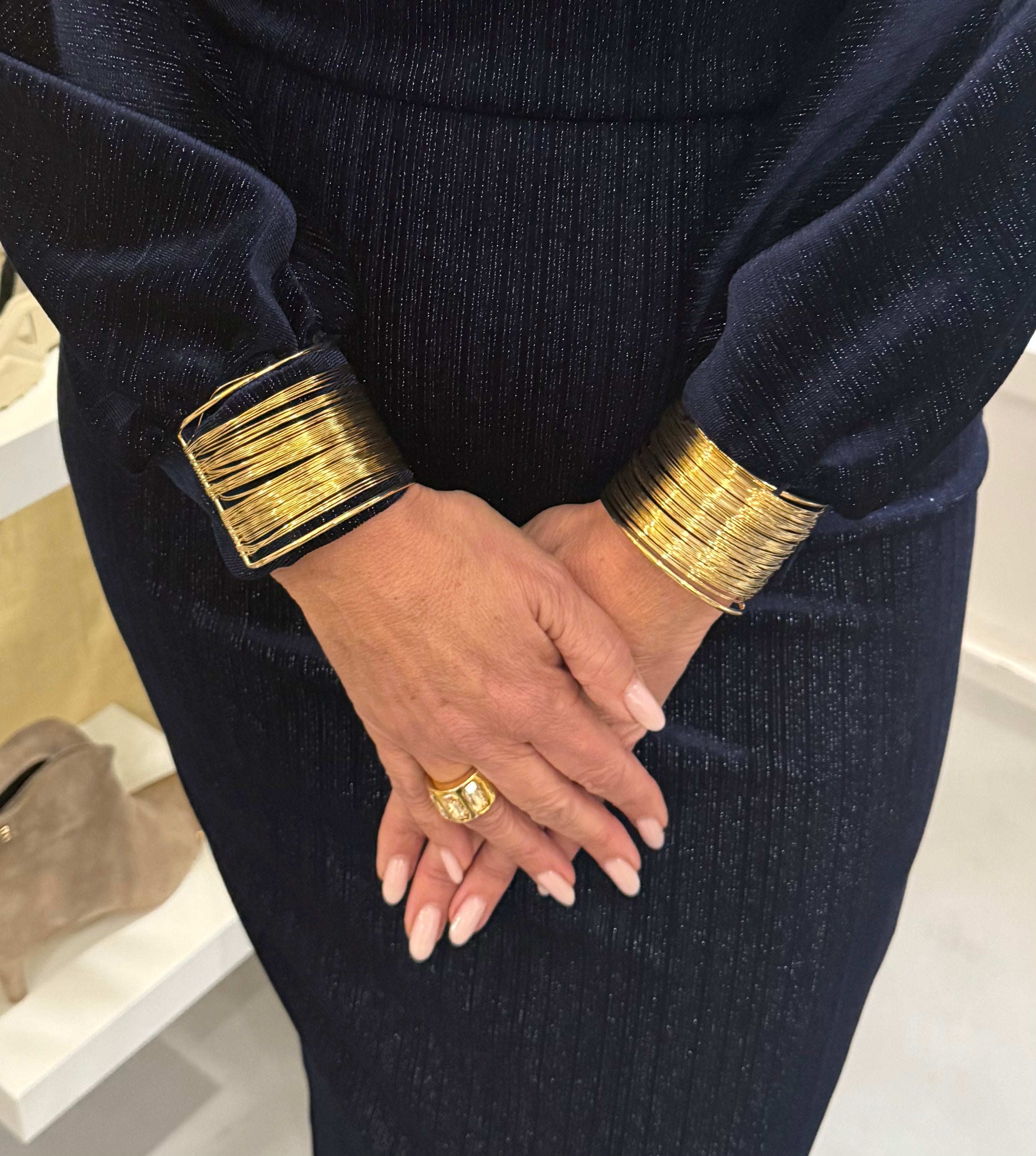 Rinascimento Sheath Jurk met watervalhals