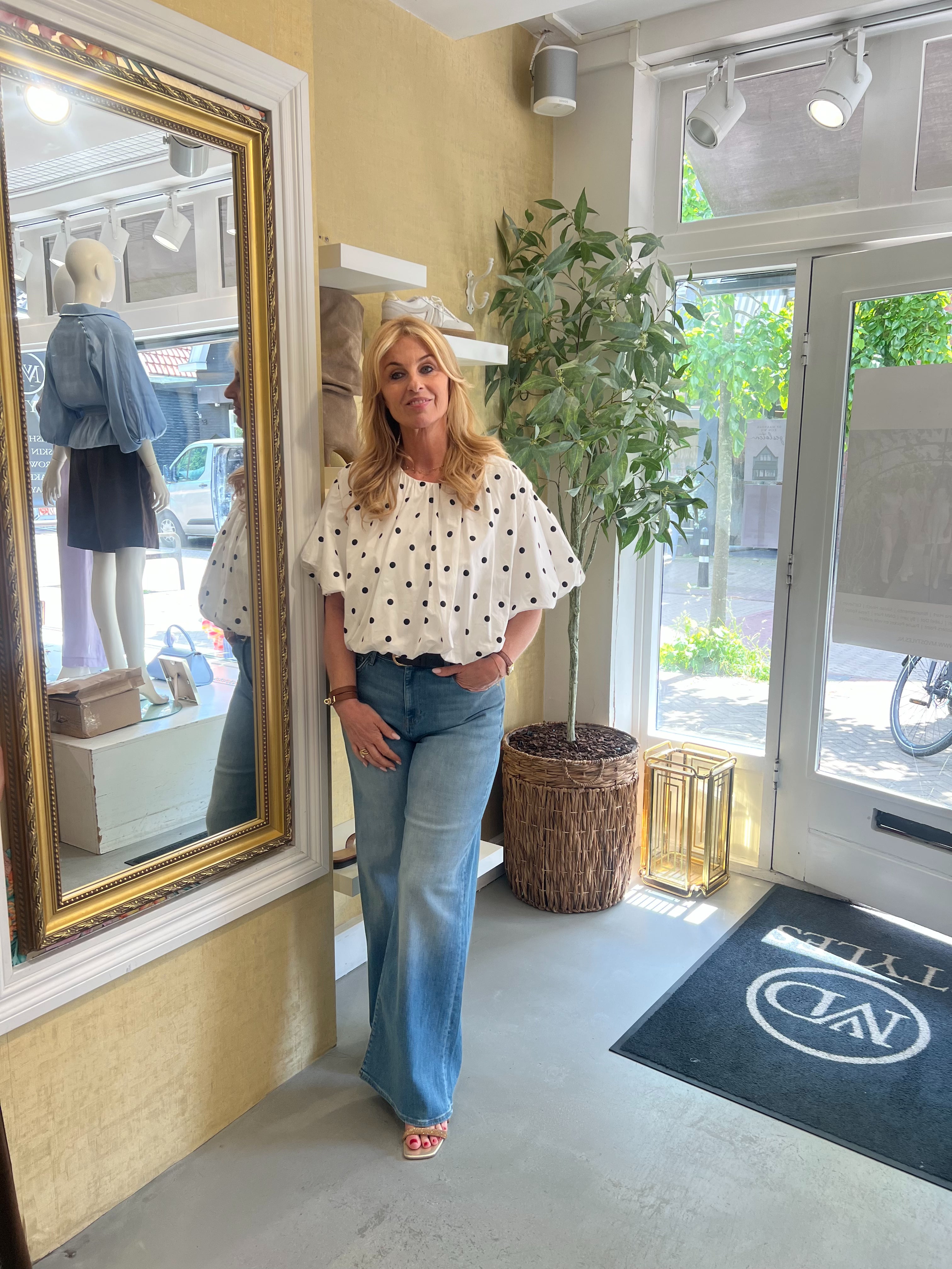 MVD Polka Dotted Blouse
