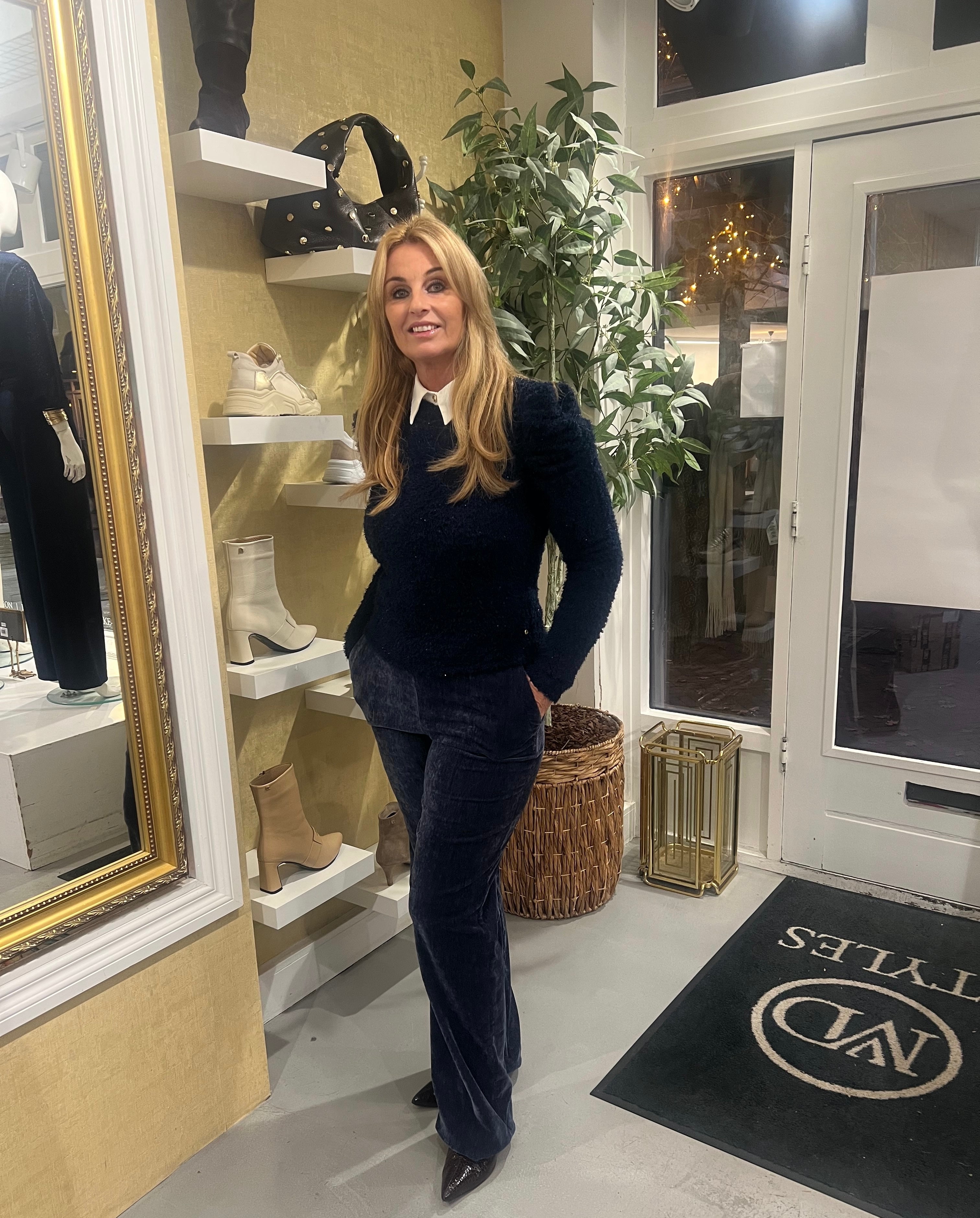 Helena Hart Soul Chenille Broek Marine