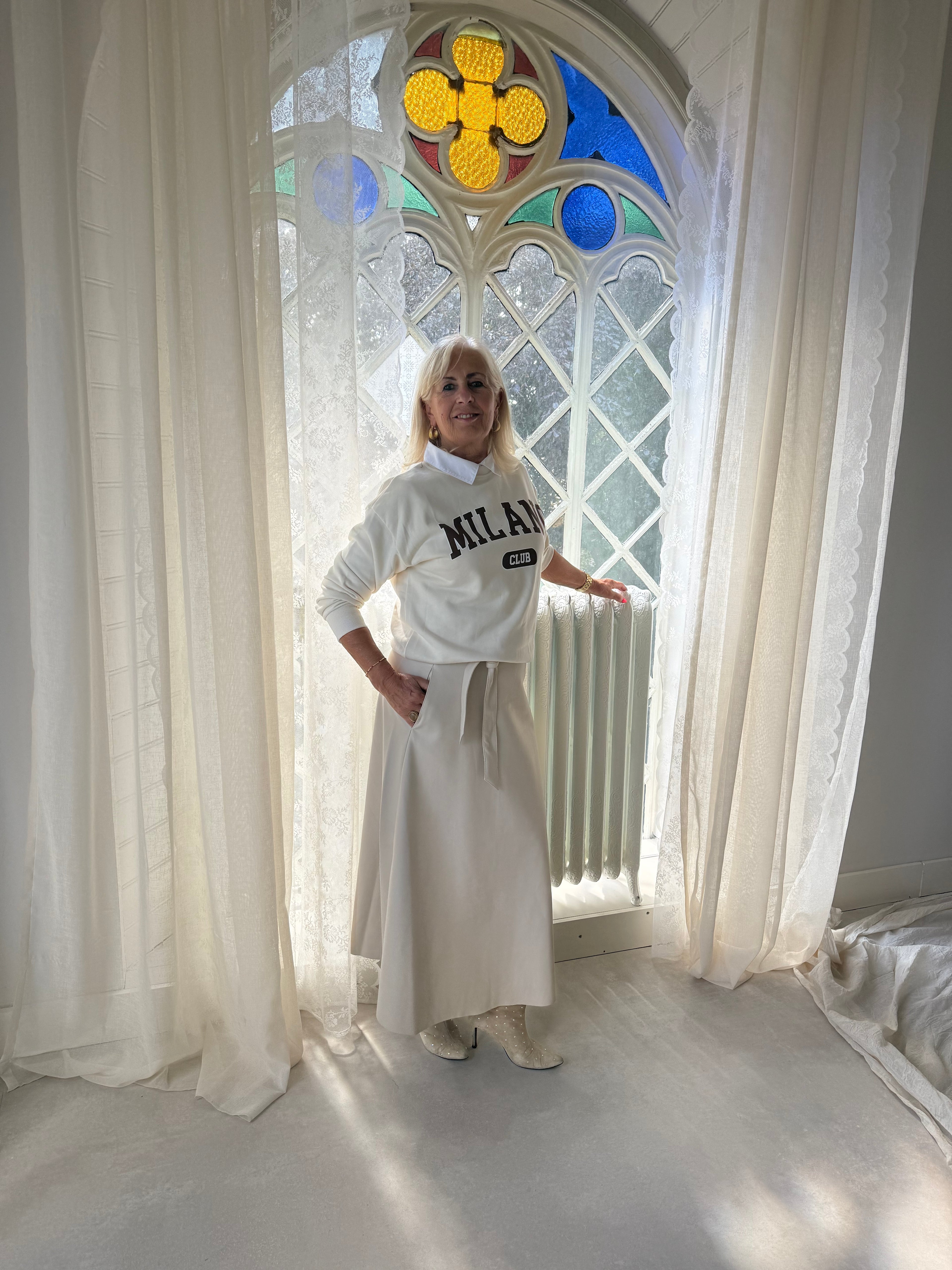 MVD Milano Club Sweater Ecru