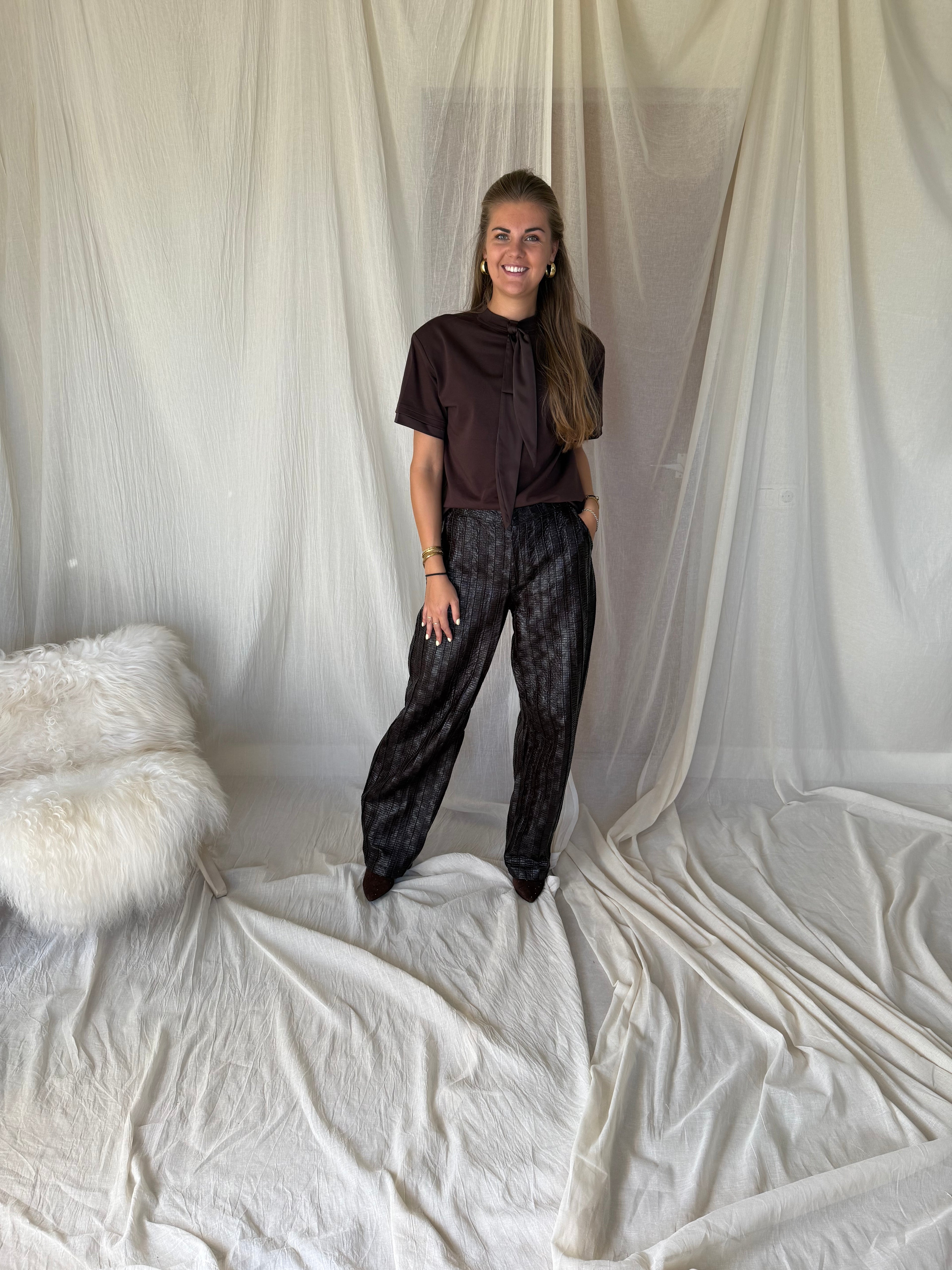 Silvian Heach Reversible Top – Dark Brown