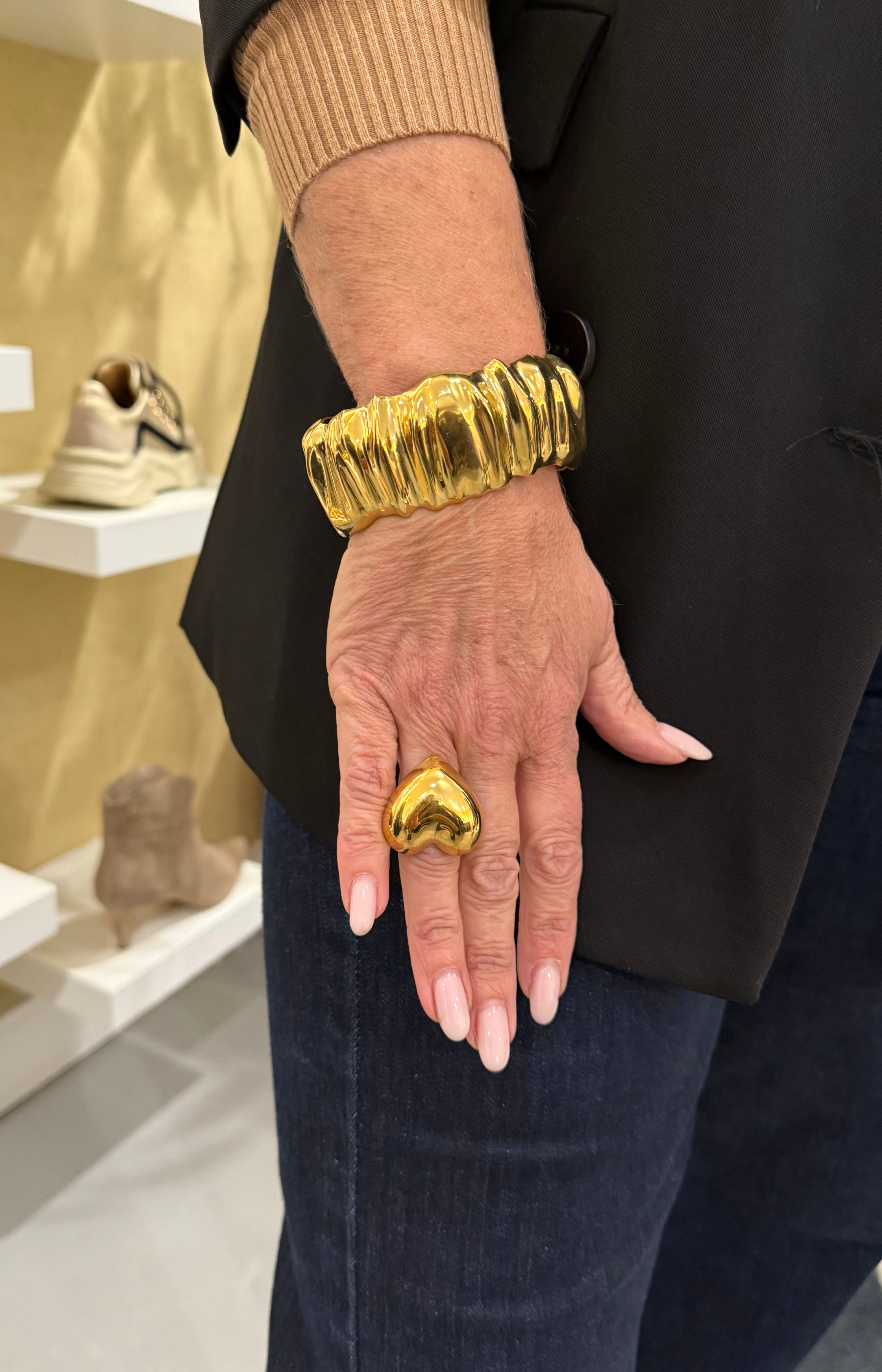 Rose & Camellia – Armband Relief Bold