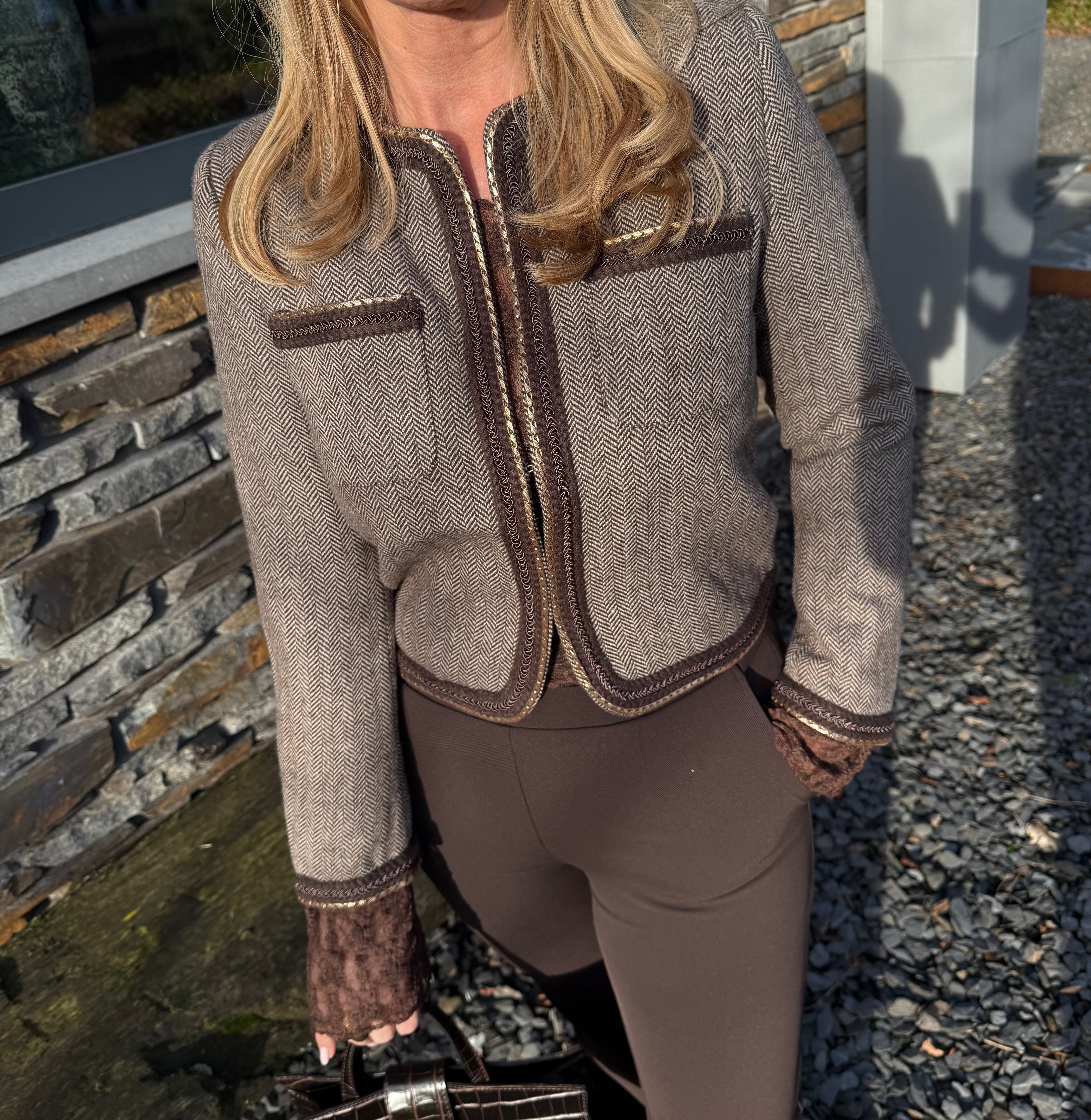 MVD Clothes Bruin jasje Kimmy