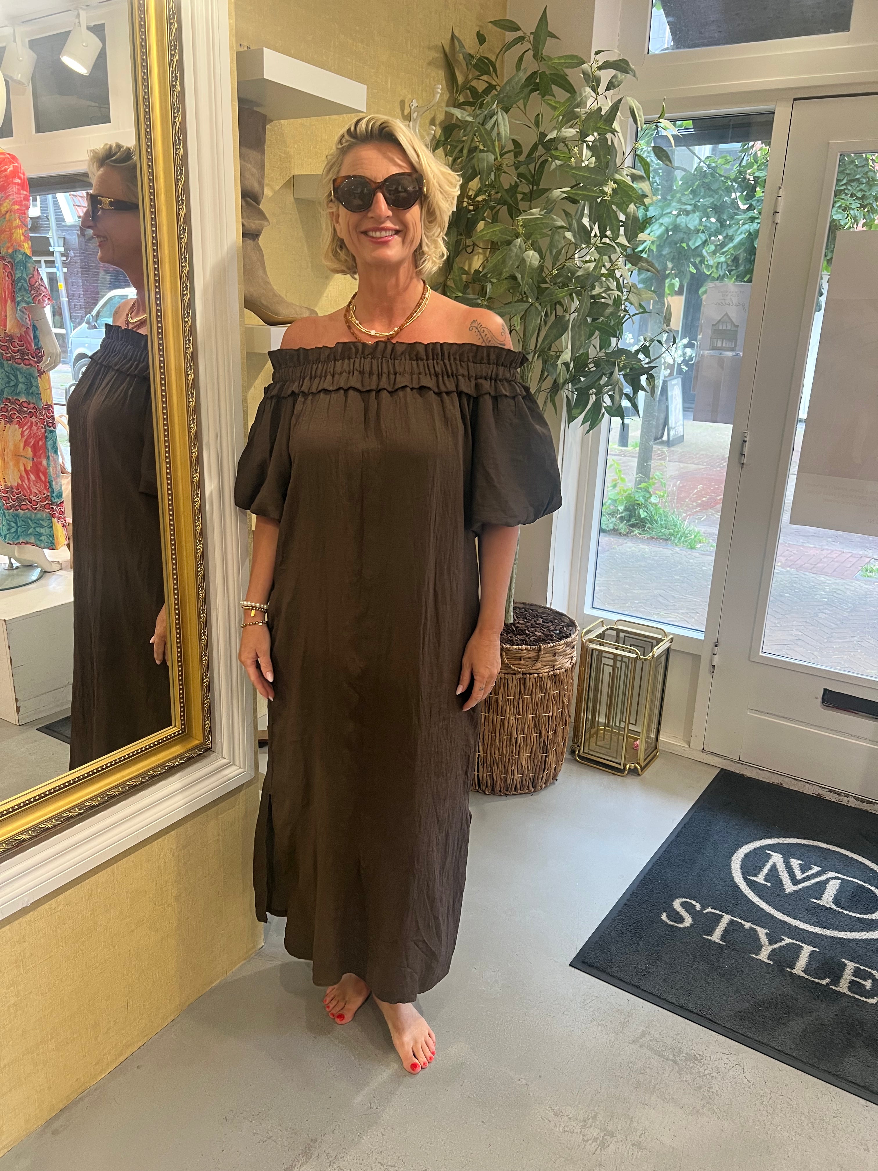 MVD Ibiza Maxi Jurk Brown