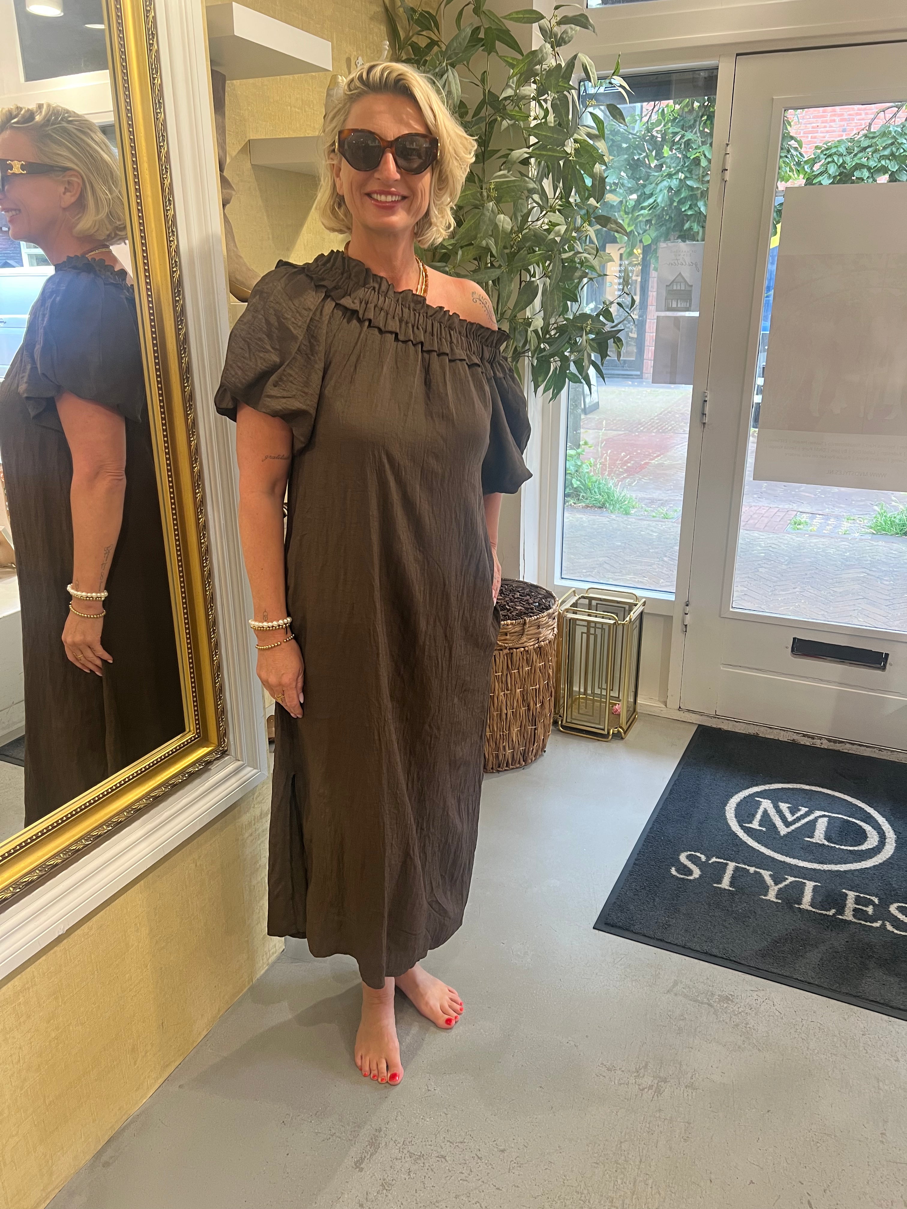 MVD Ibiza Maxi Jurk Brown
