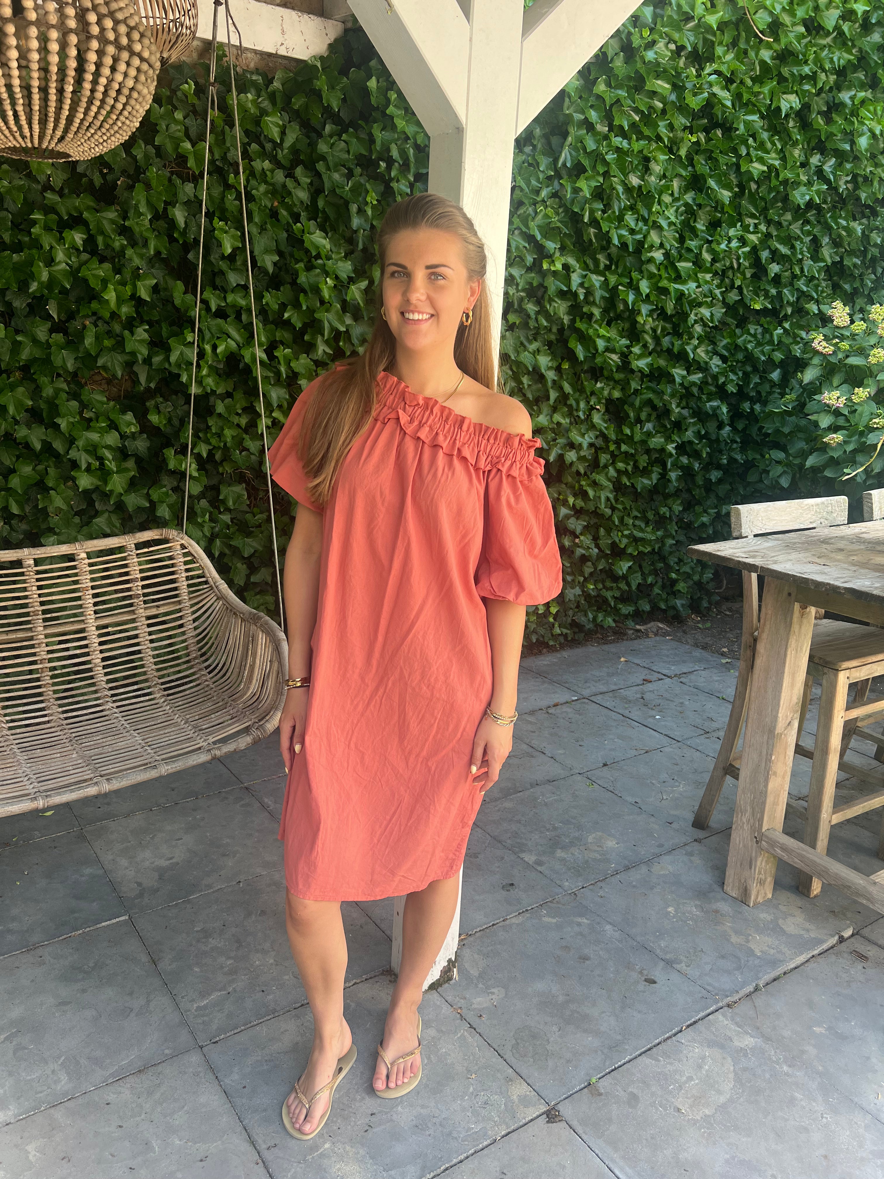 MVD Ibiza Midi Jurk Terra