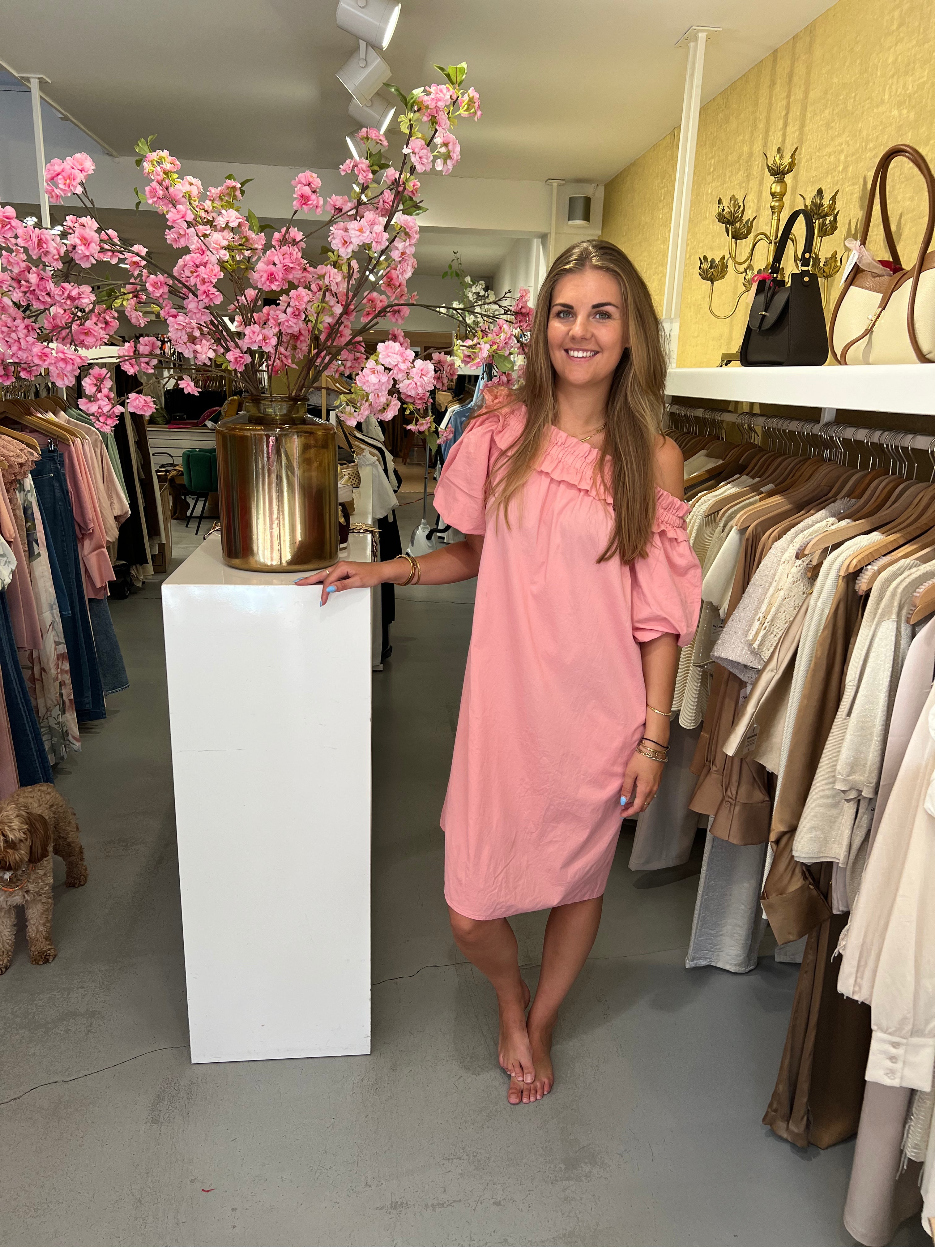 MVD Ibiza Midi Jurk Roze