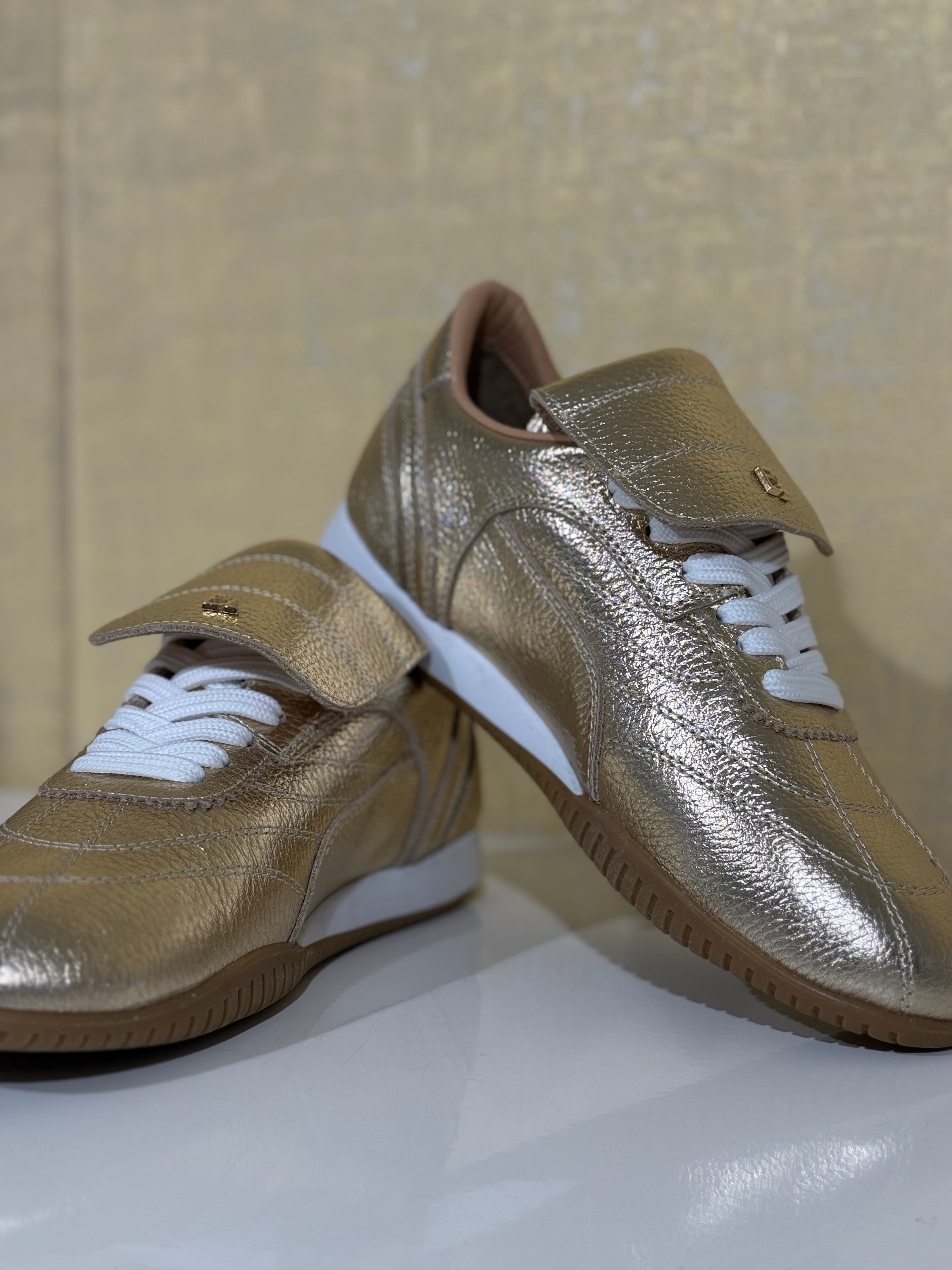 Babouche Juda Sneakers Gold
