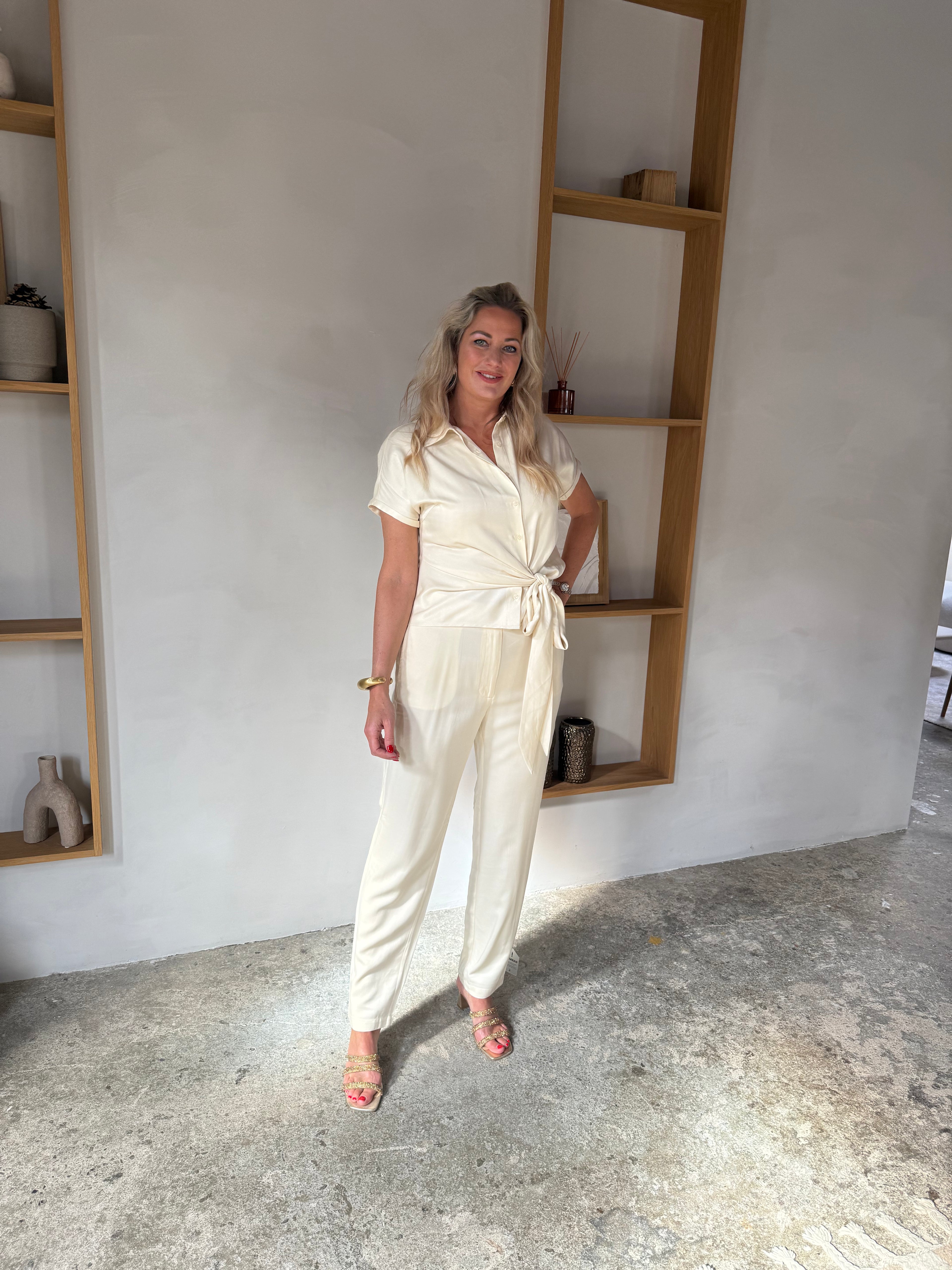 Accentil Jasmin Blouse Off White