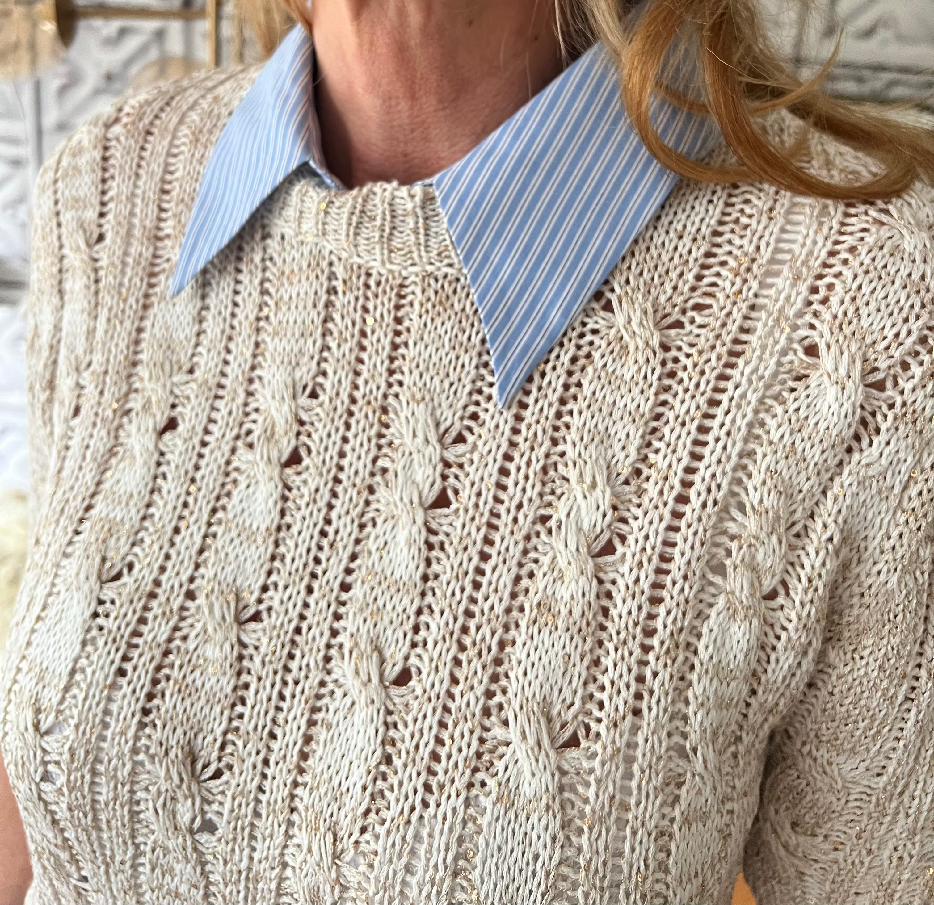Silvian Heach Signature Knit with Detachable Collar