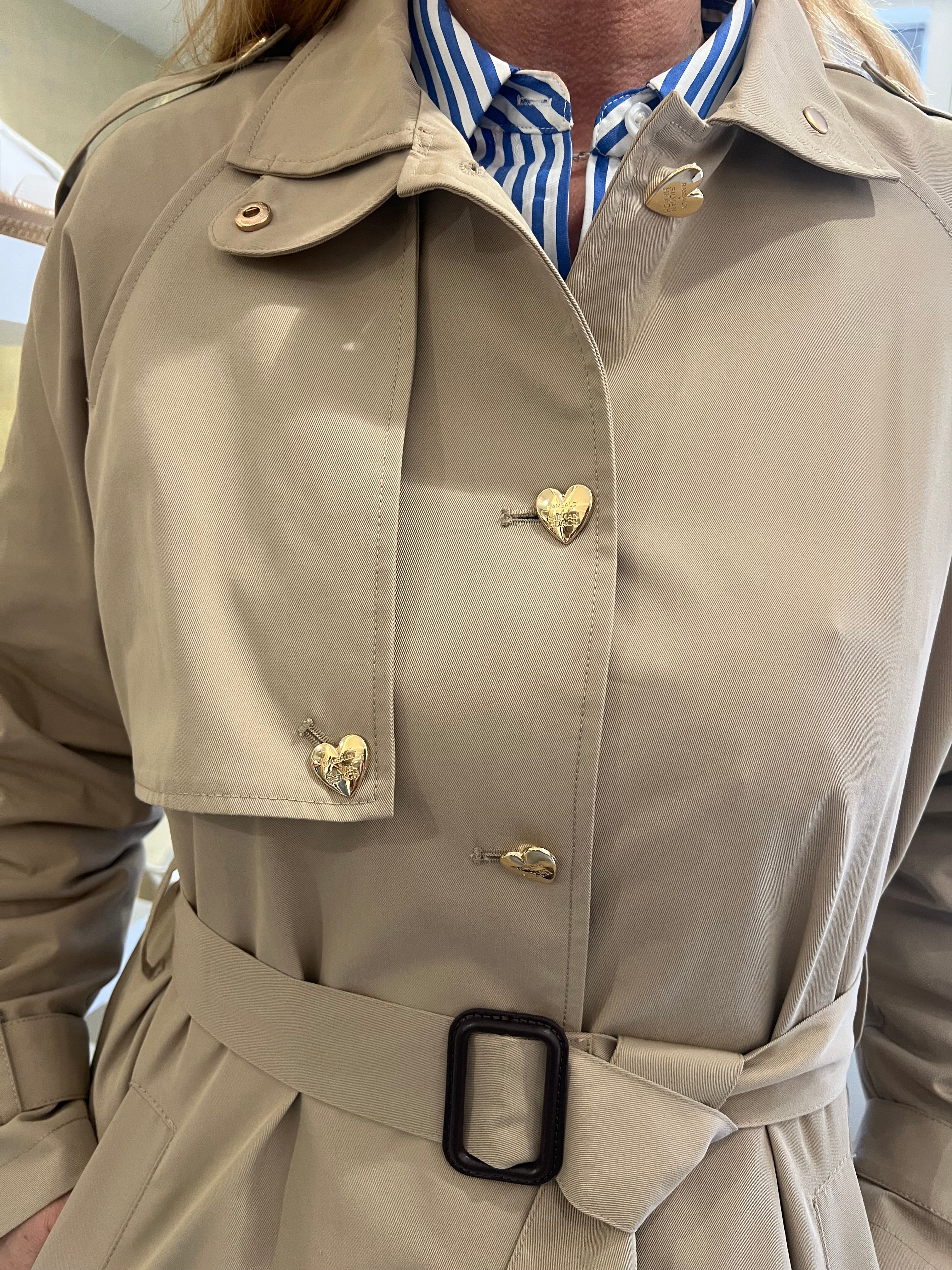 Silvian Heach – Romantic Heart Trench Coat