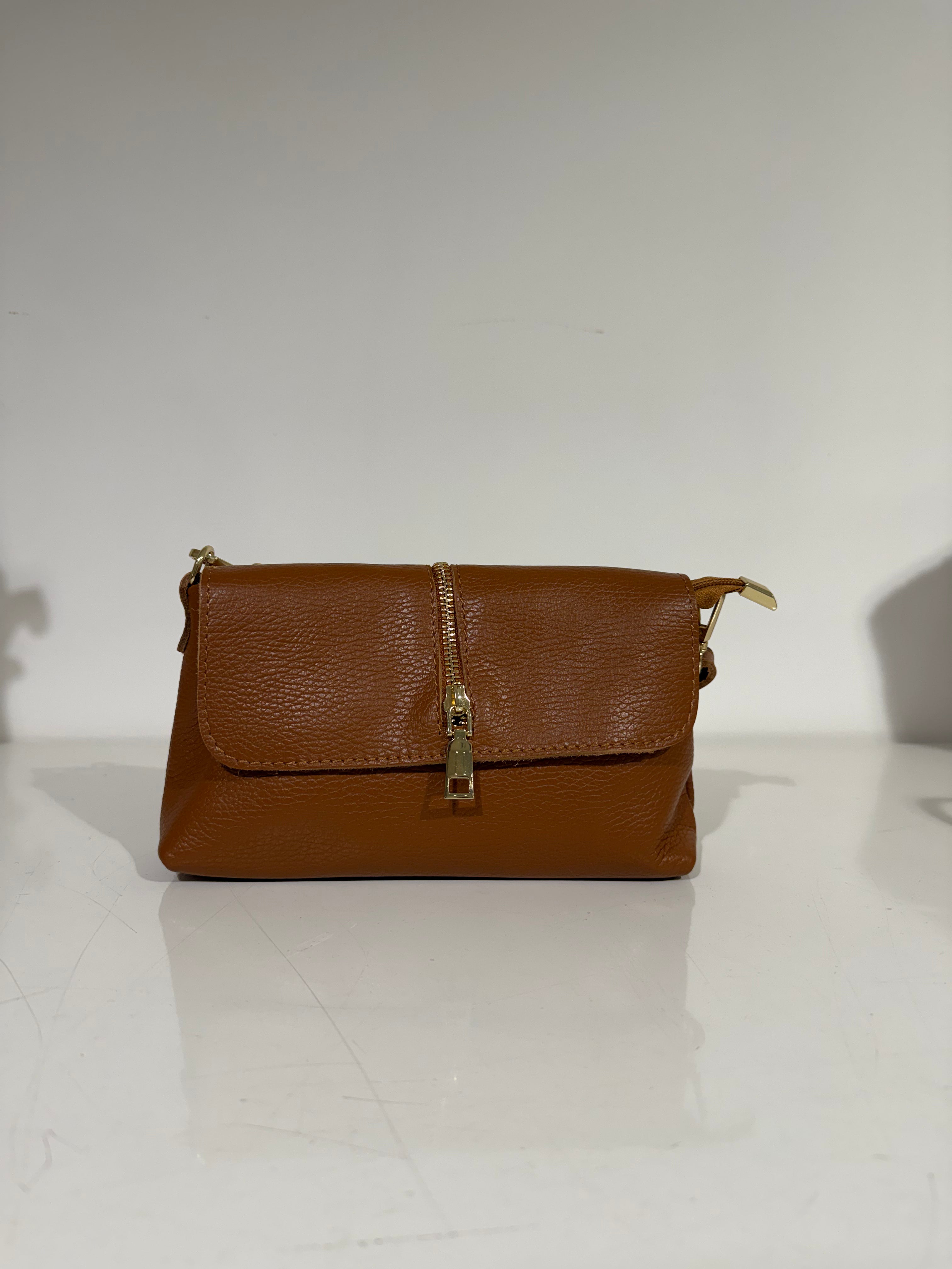 MVD Soft Zip Bag Cognac