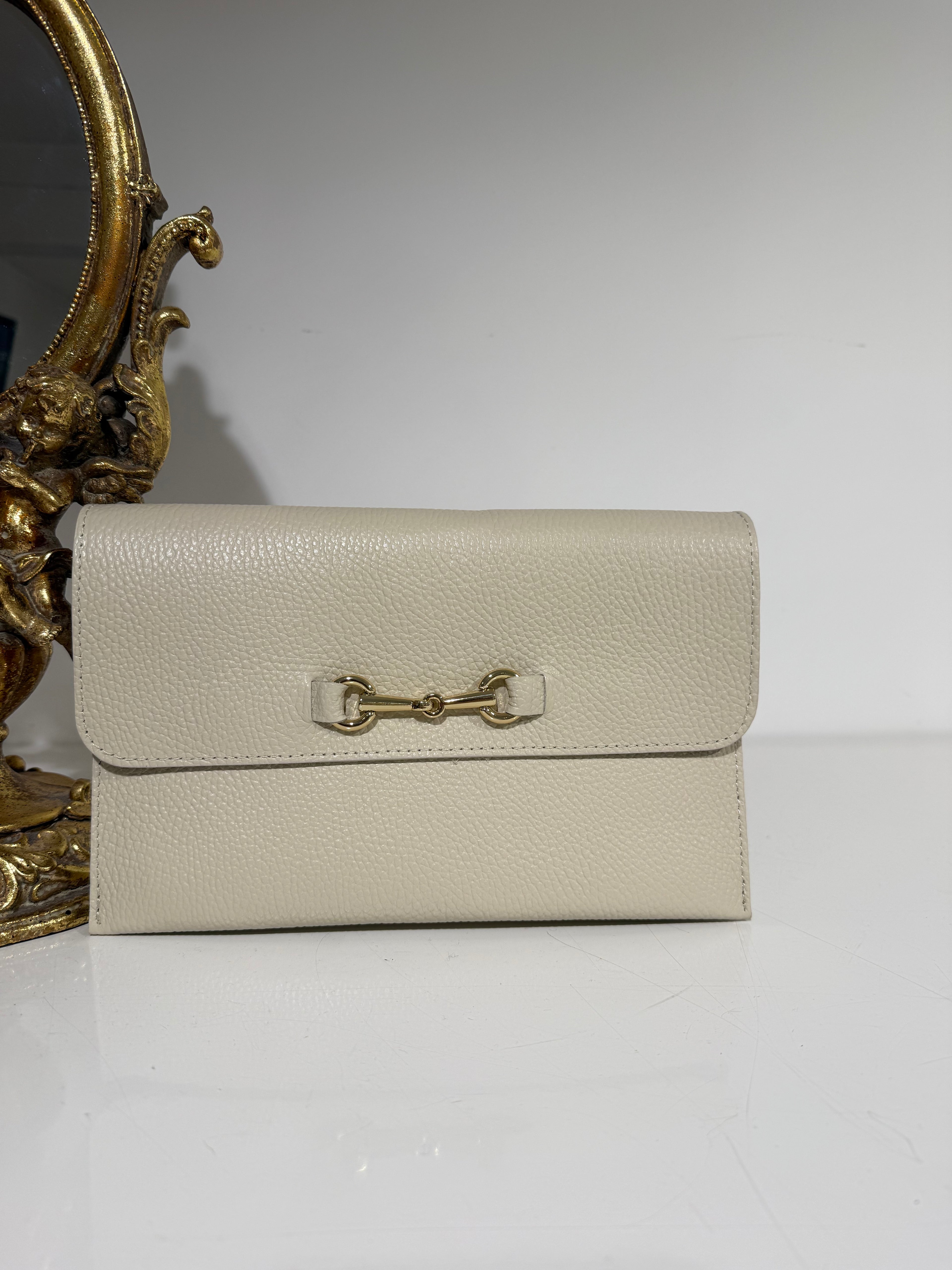 MVD Glam Clutch Beige