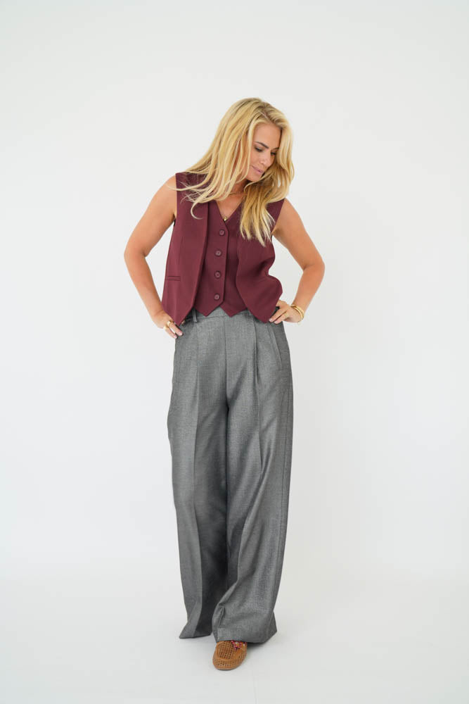 Est’Seven – Jildau trouser gunmental