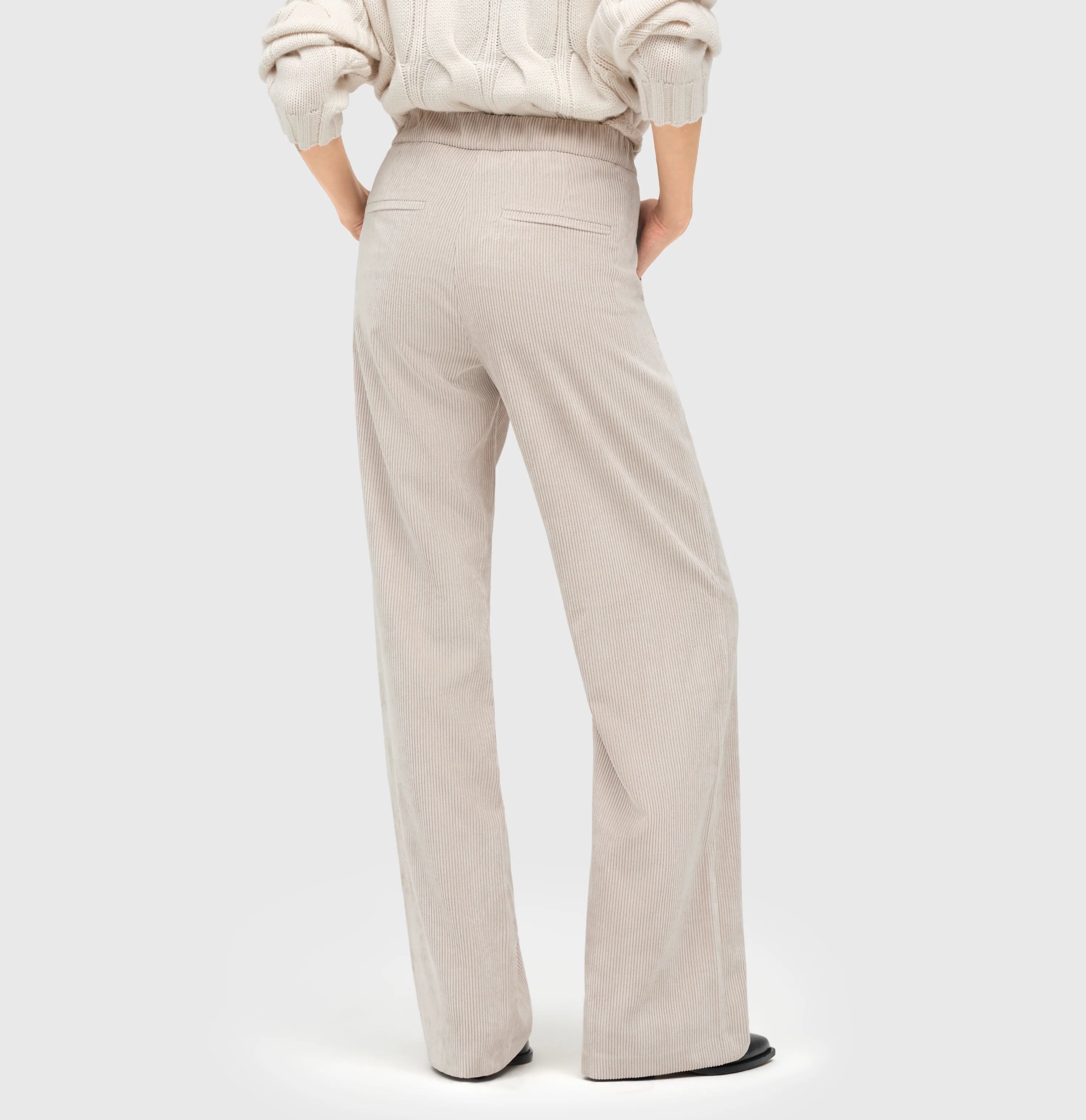 MAC Corduroy broek sand beige