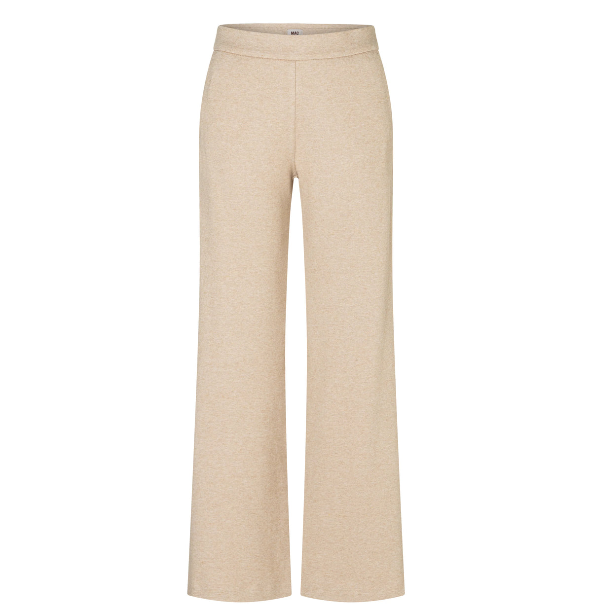 MAC Chiara Wide Leg Pantalon – Oyster Melange