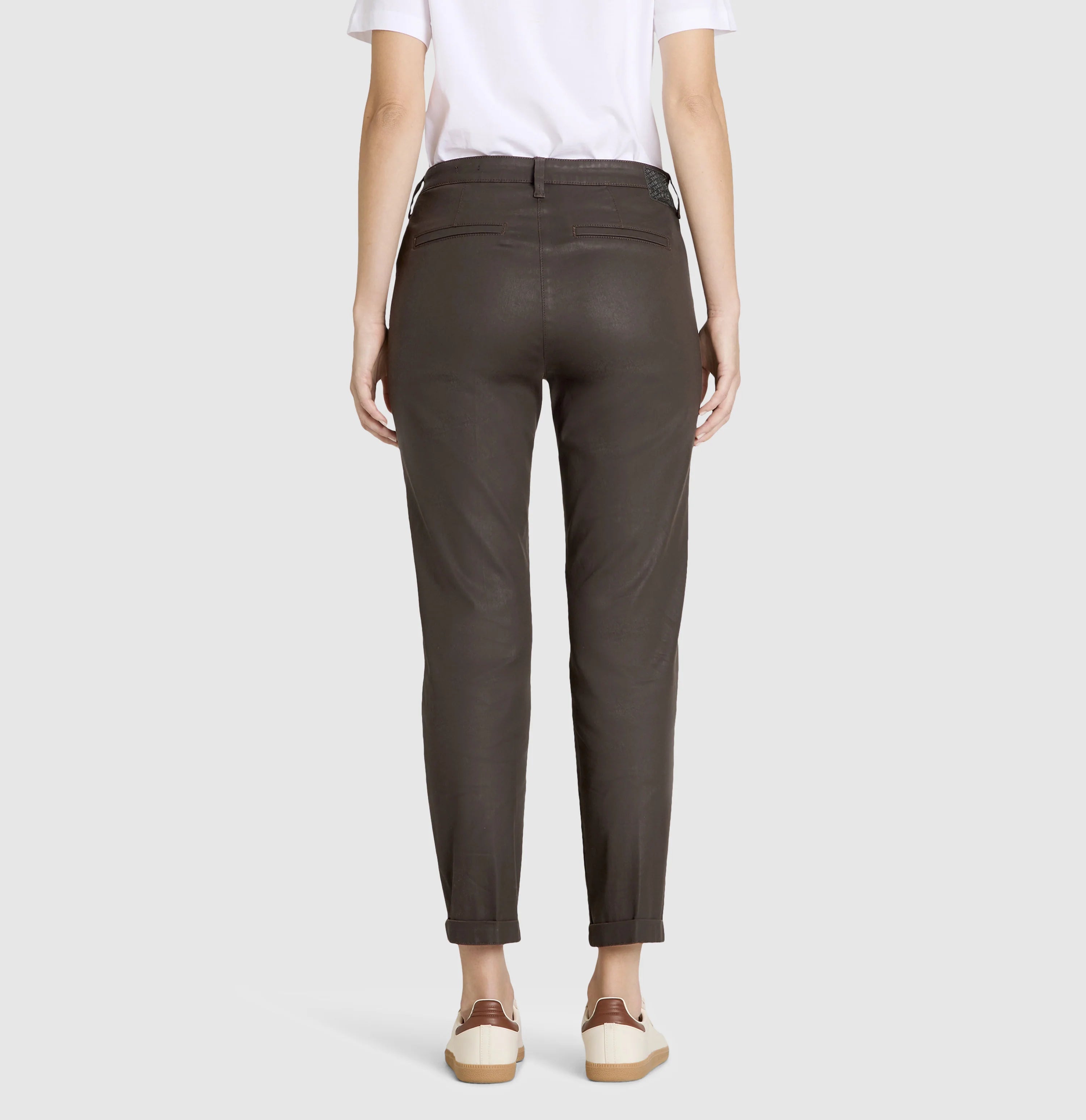 MAC Jeans Chino Turn Up Truffle Brown