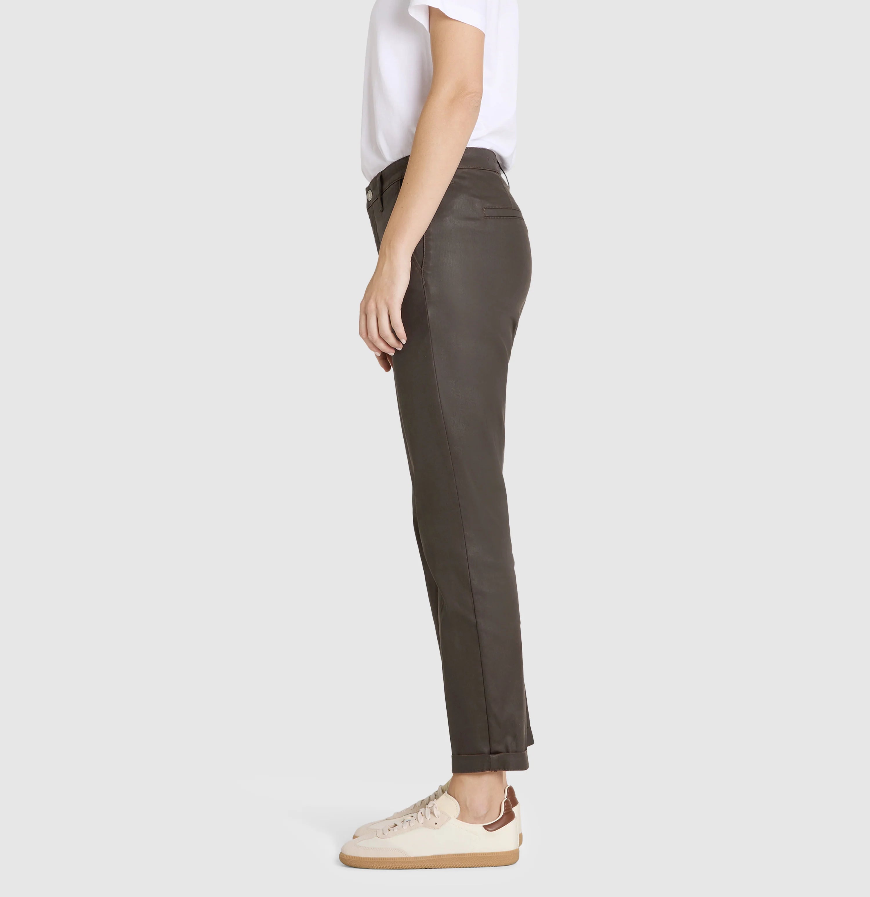 MAC Jeans Chino Turn Up Truffle Brown