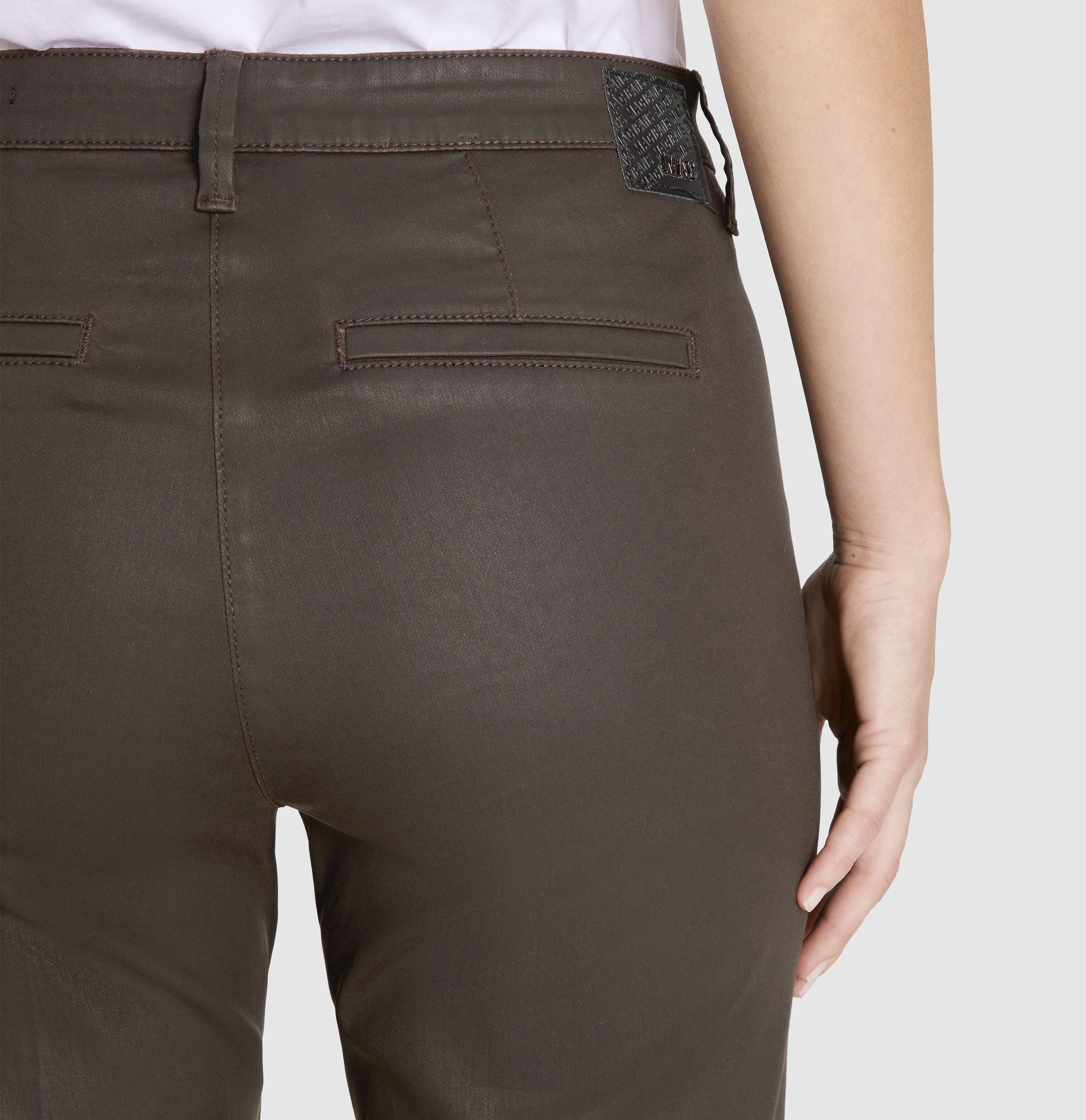 MAC Jeans Chino Turn Up Truffle Brown