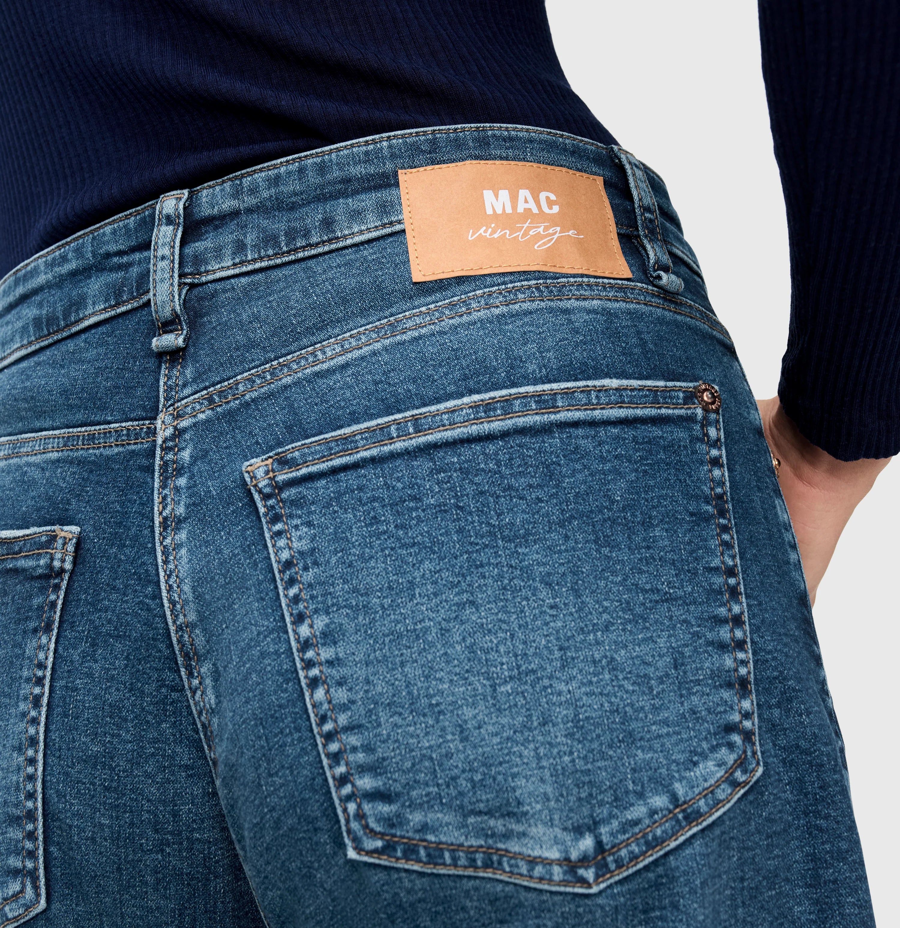MAC Jeans Dakota Barrel Naughty Deepblue