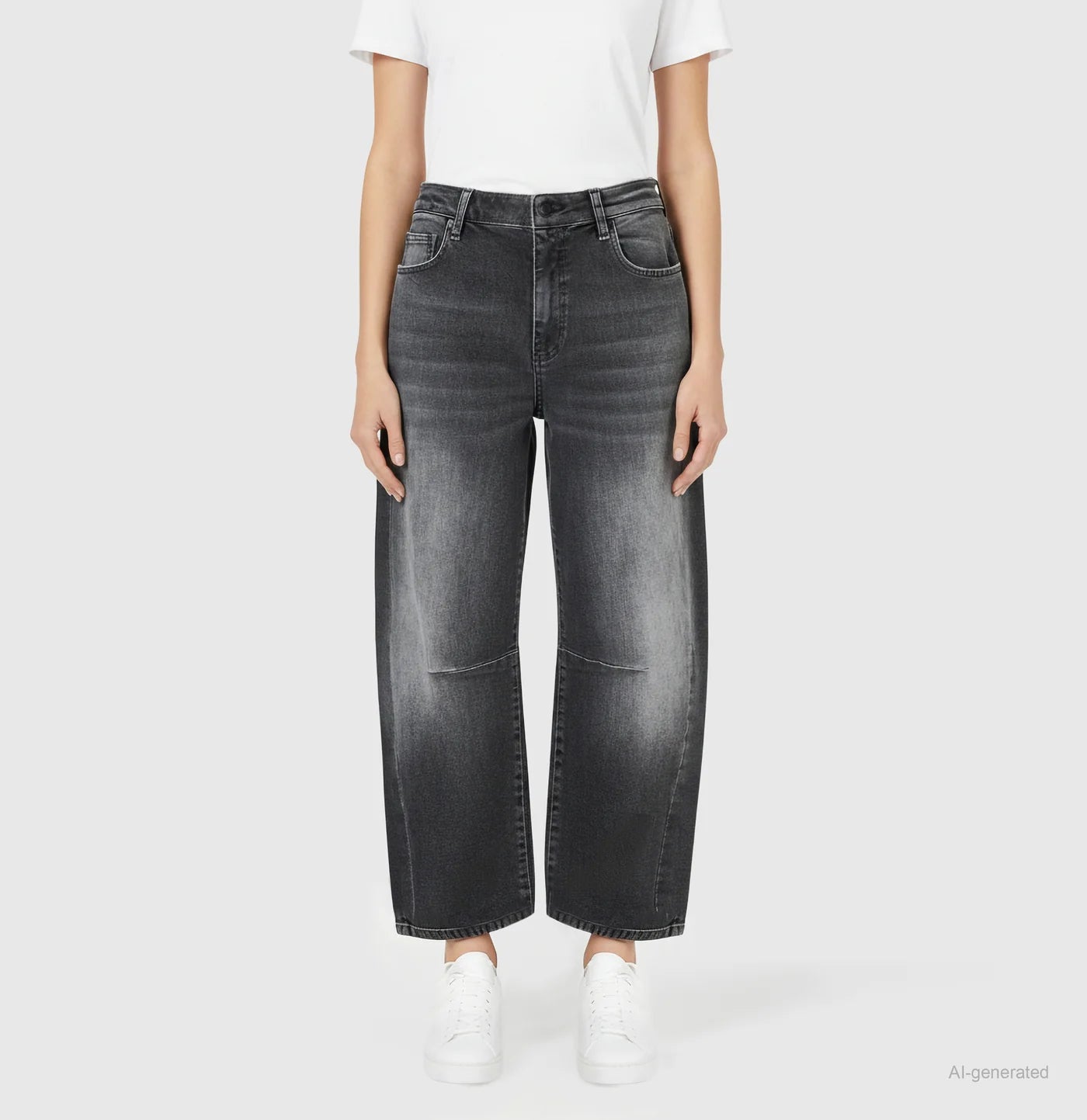 MAC Jeans Barrel Fit Ashgrey Vintage Used