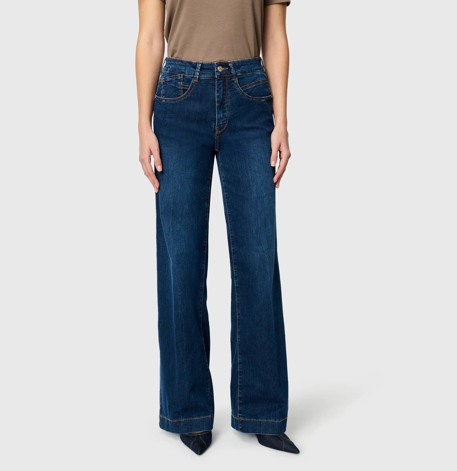 MAC Jeans Rich Palazzo – Night Blue Used