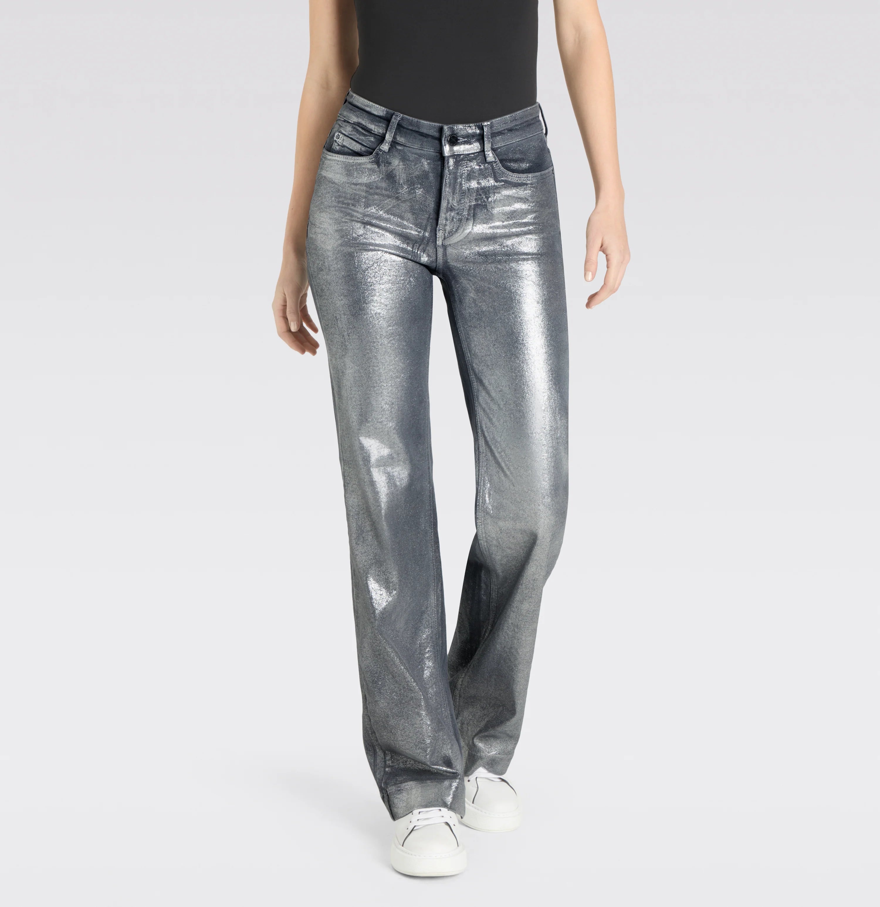 MAC Jeans Dream Wide Silver Coated