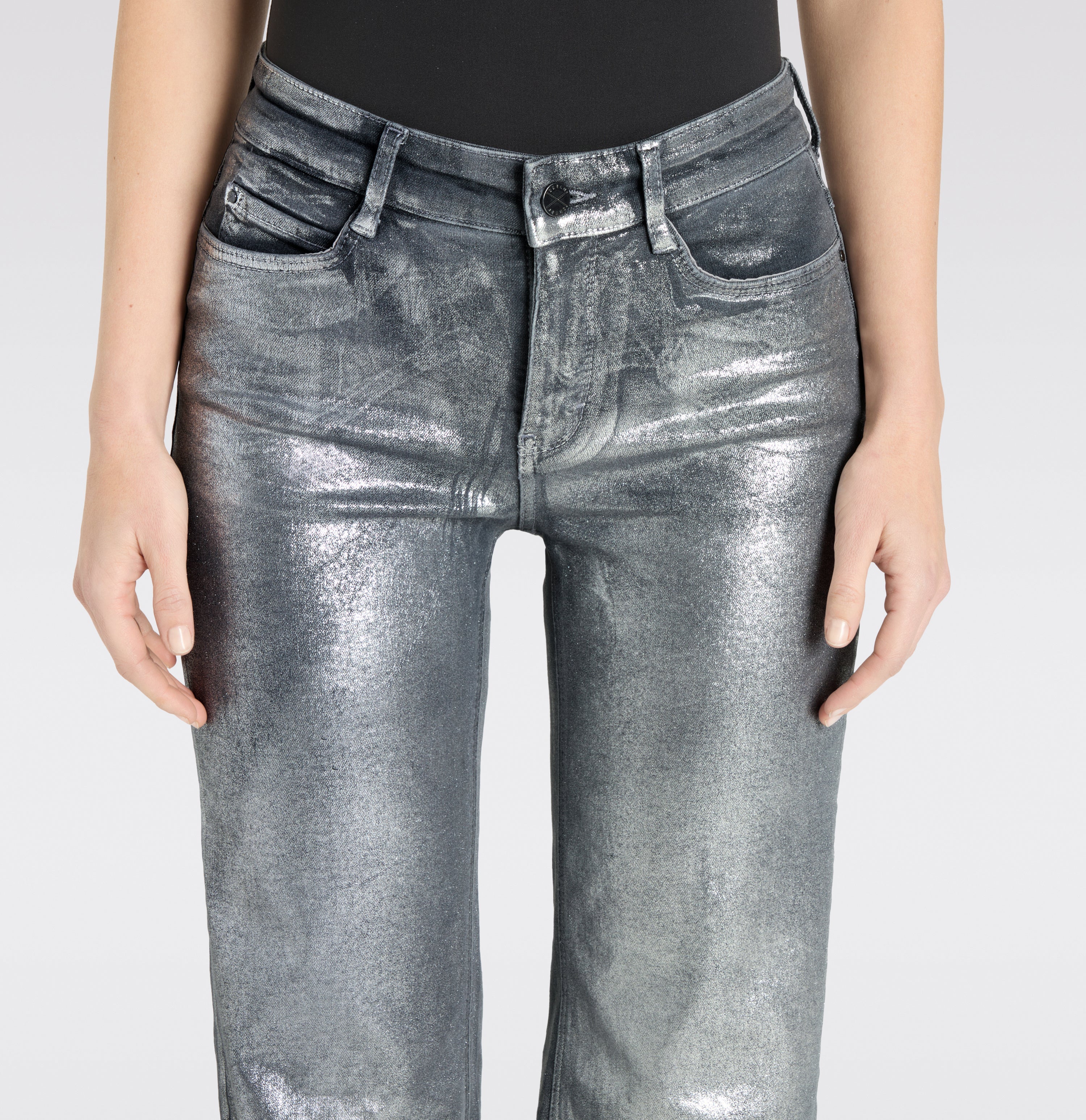 MAC Jeans Dream Wide Silver Coated
