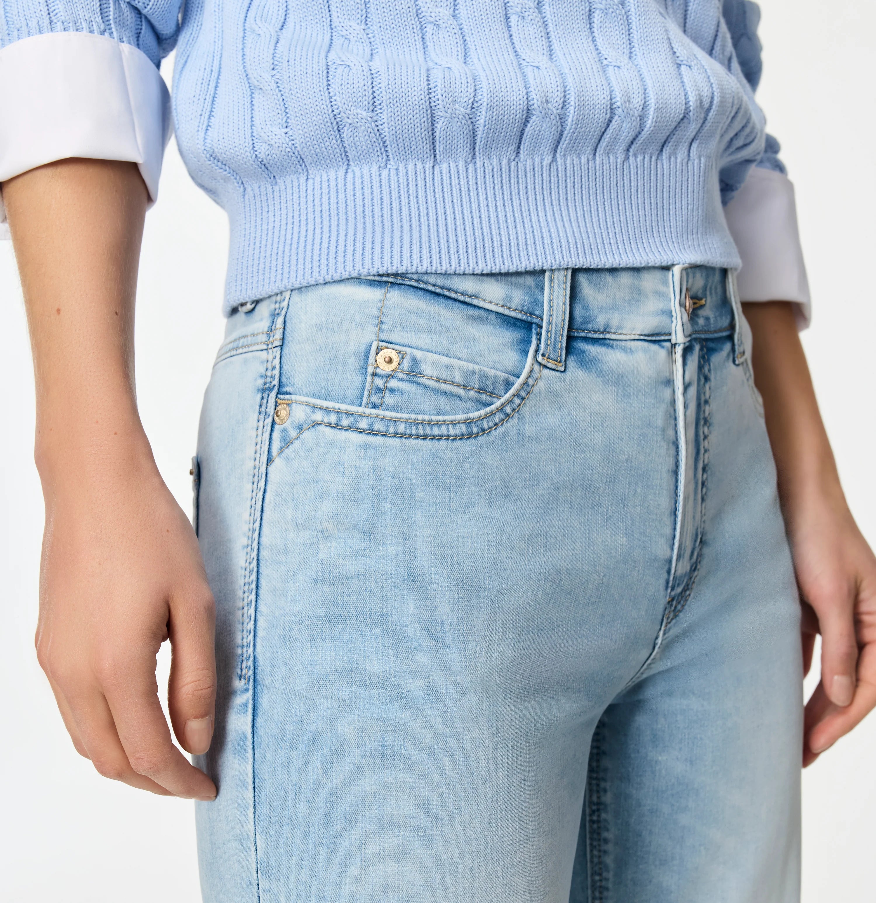 MAC Jeans Dream Wide – Light Azure Blue