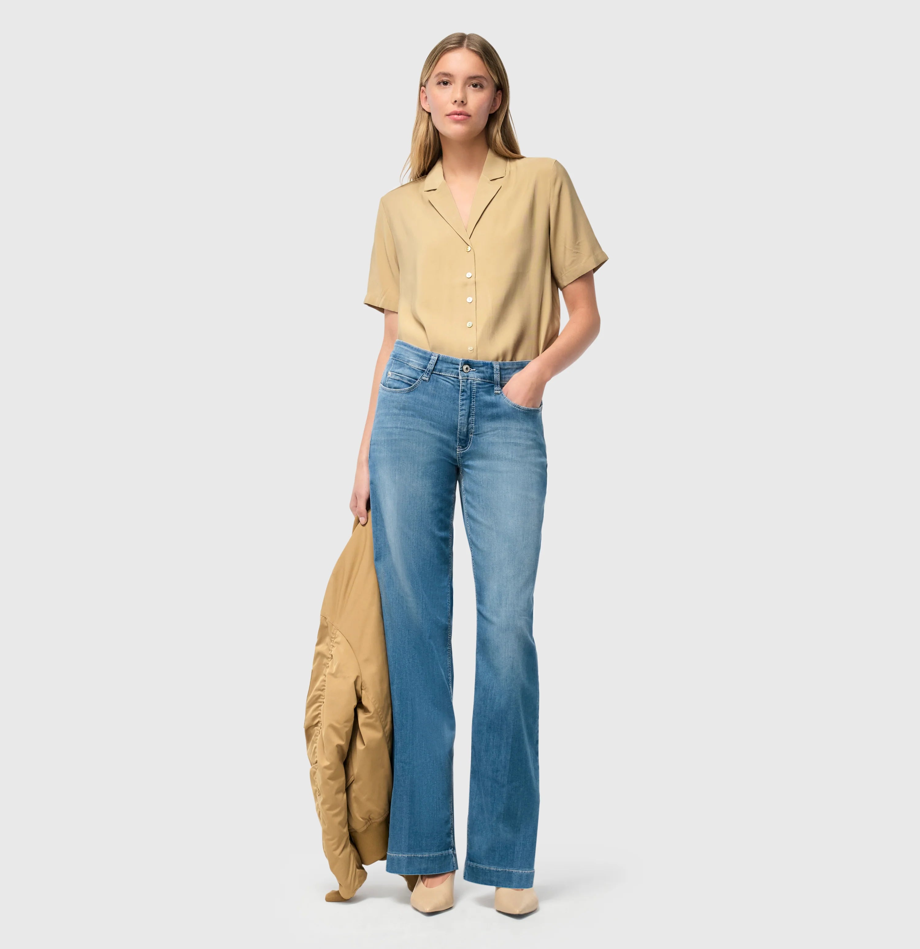 MAC Jeans Dream Wide – Summer Mid Blue Wash