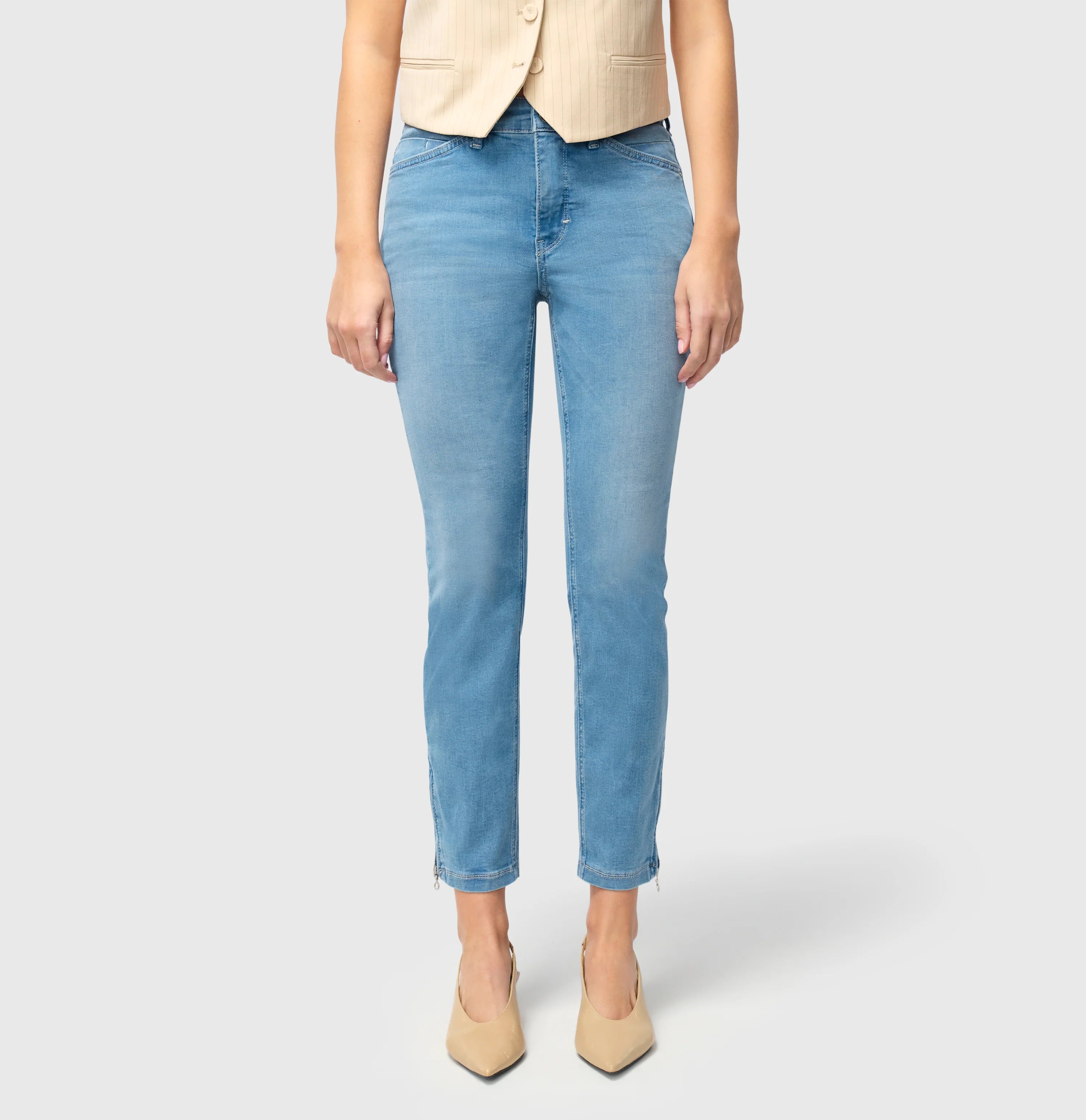 MAC Jeans Dream Chic – Classy Grey Blue Wash
