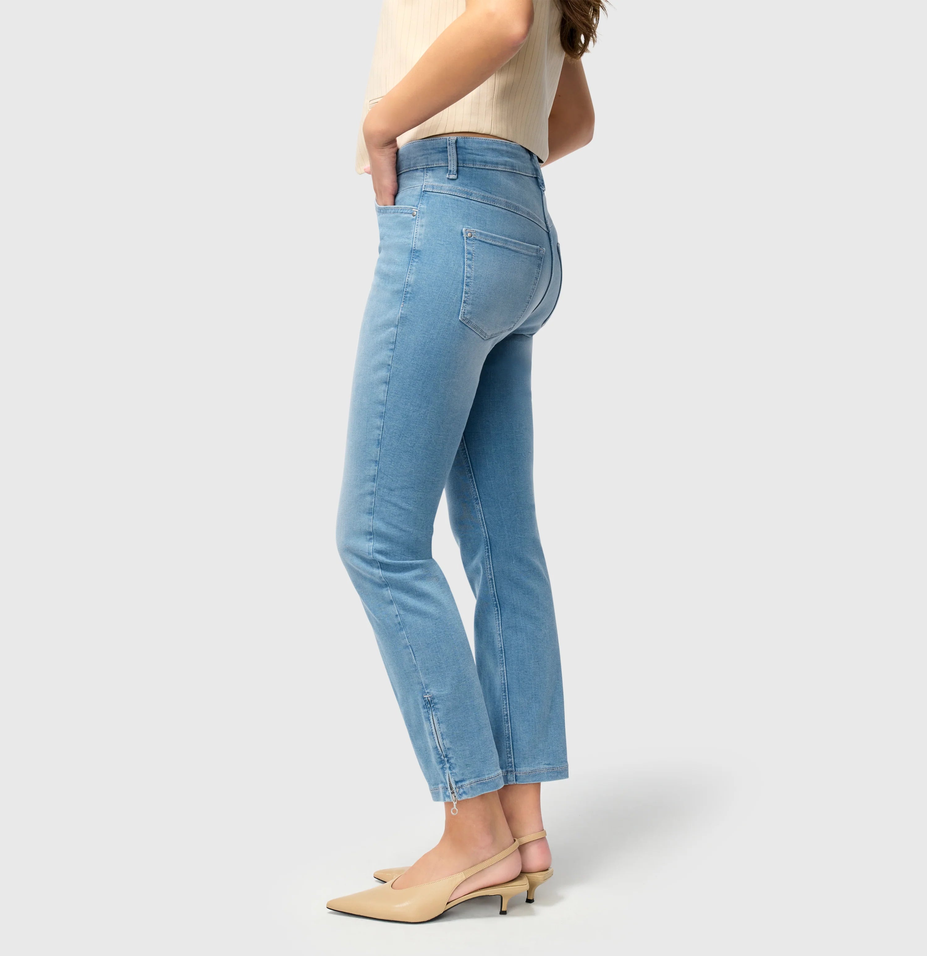 MAC Jeans Dream Chic – Classy Grey Blue Wash