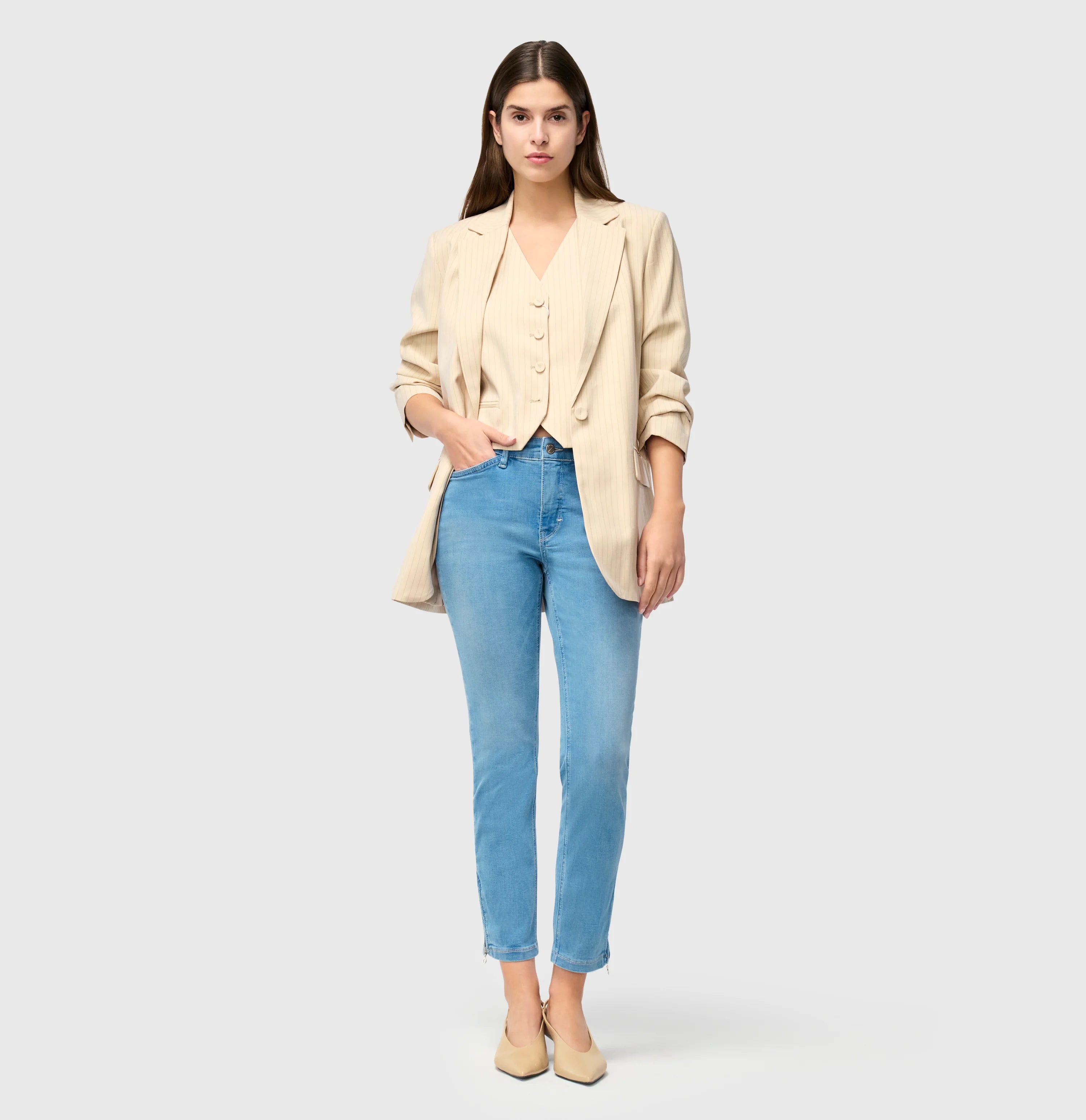 MAC Jeans Dream Chic – Classy Grey Blue Wash