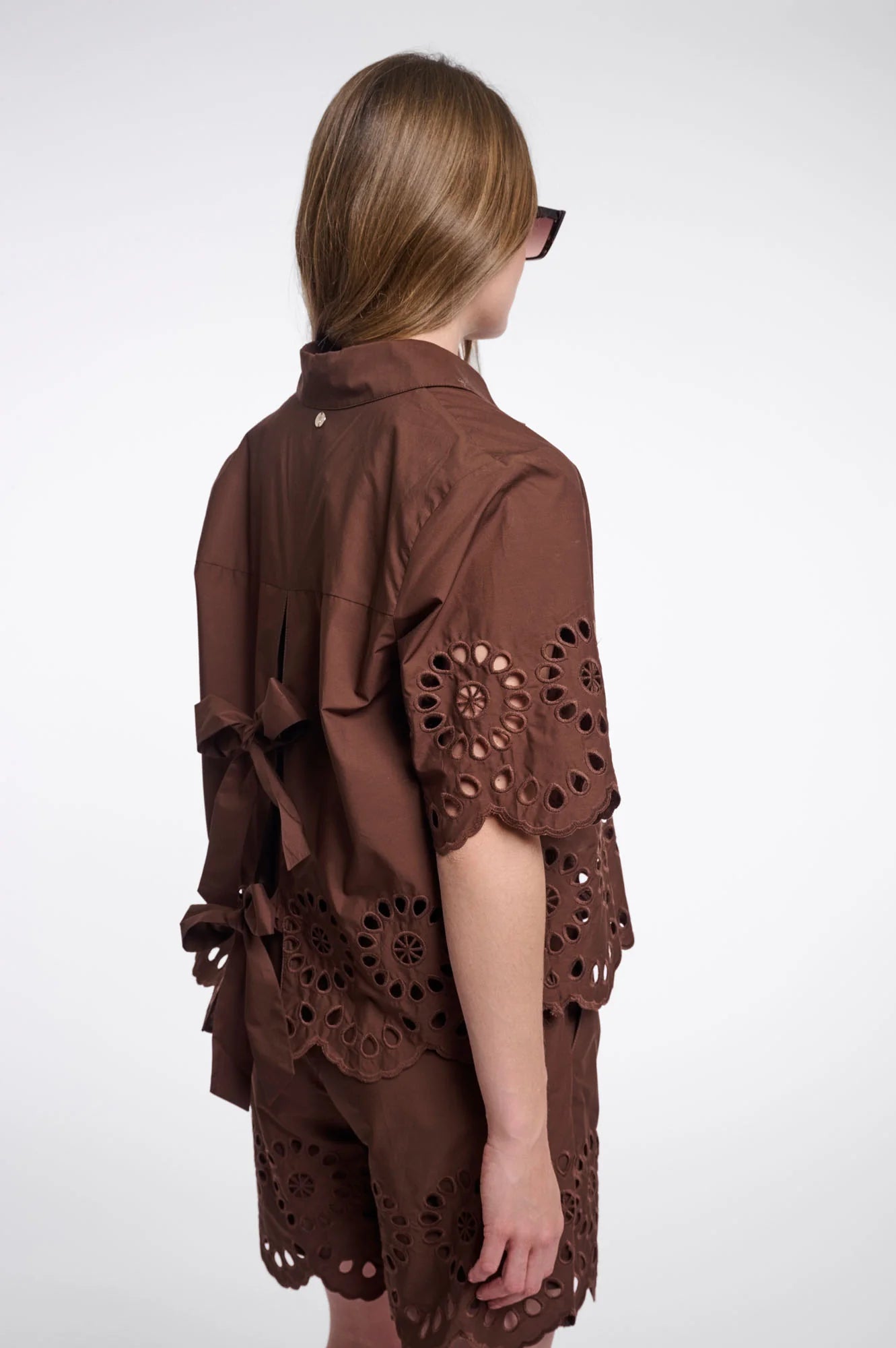 Rino & Pelle Kaate Blouse Dark Brown