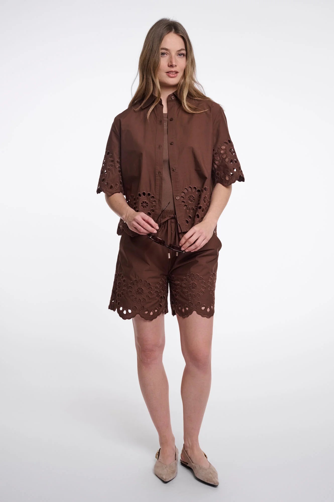 Rino & Pelle Kaate Blouse Dark Brown