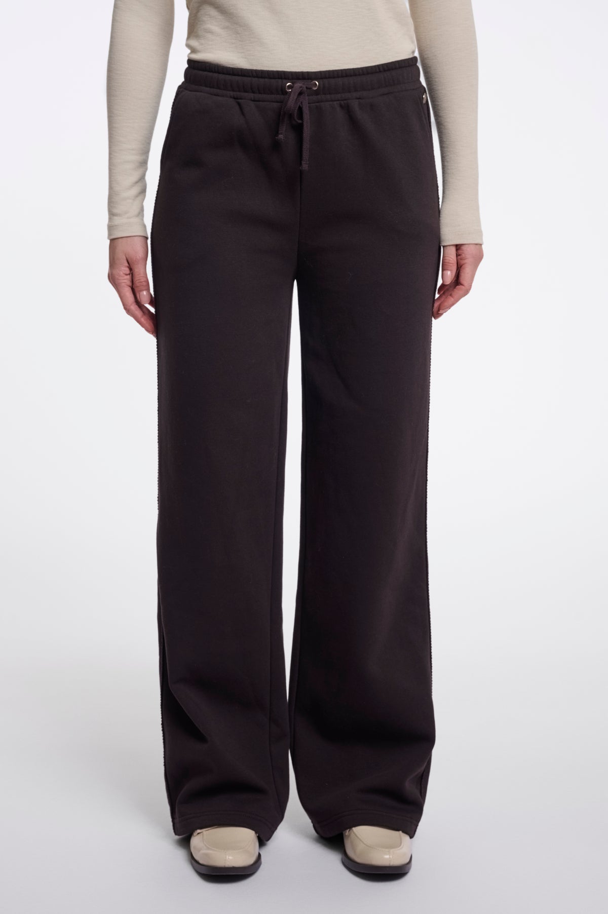 Rino & Pelle Lika Wide Leg Pants Coffee Roast