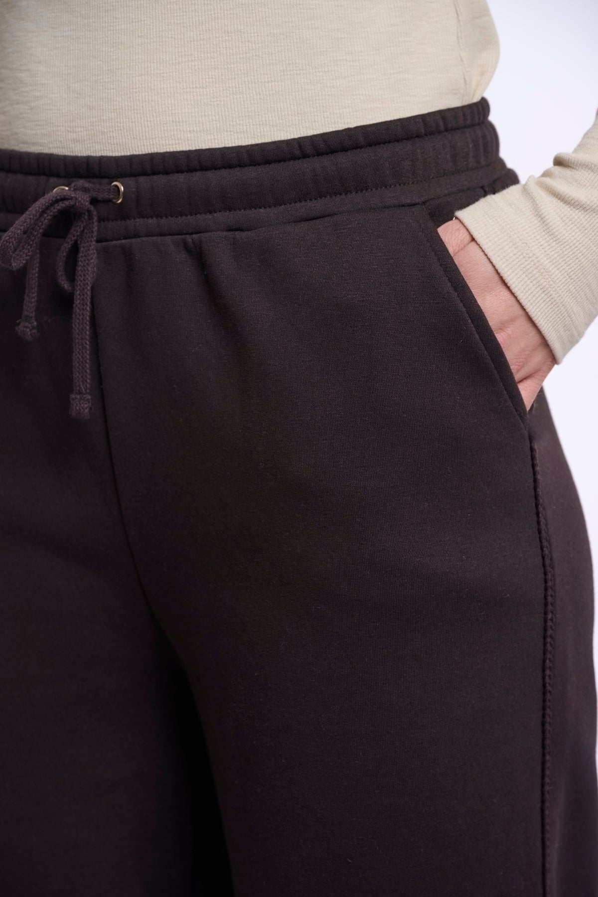 Rino & Pelle Lika Wide Leg Pants Coffee Roast